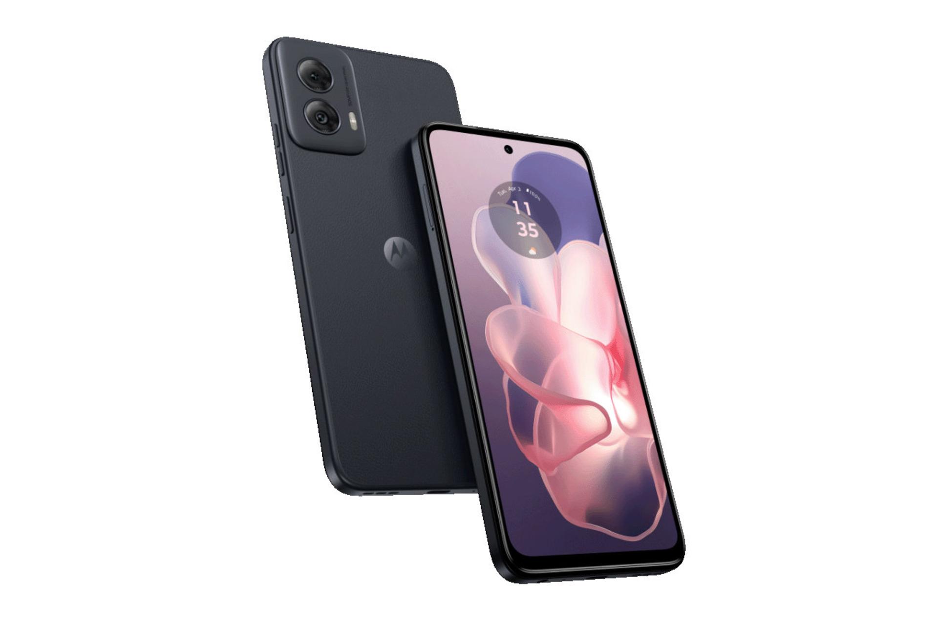 پنل جلو و پشت گوشی موتو جی پاور موتورولا نسخه 2024 سرمه ای تیره / Motorola Moto G Power 2024