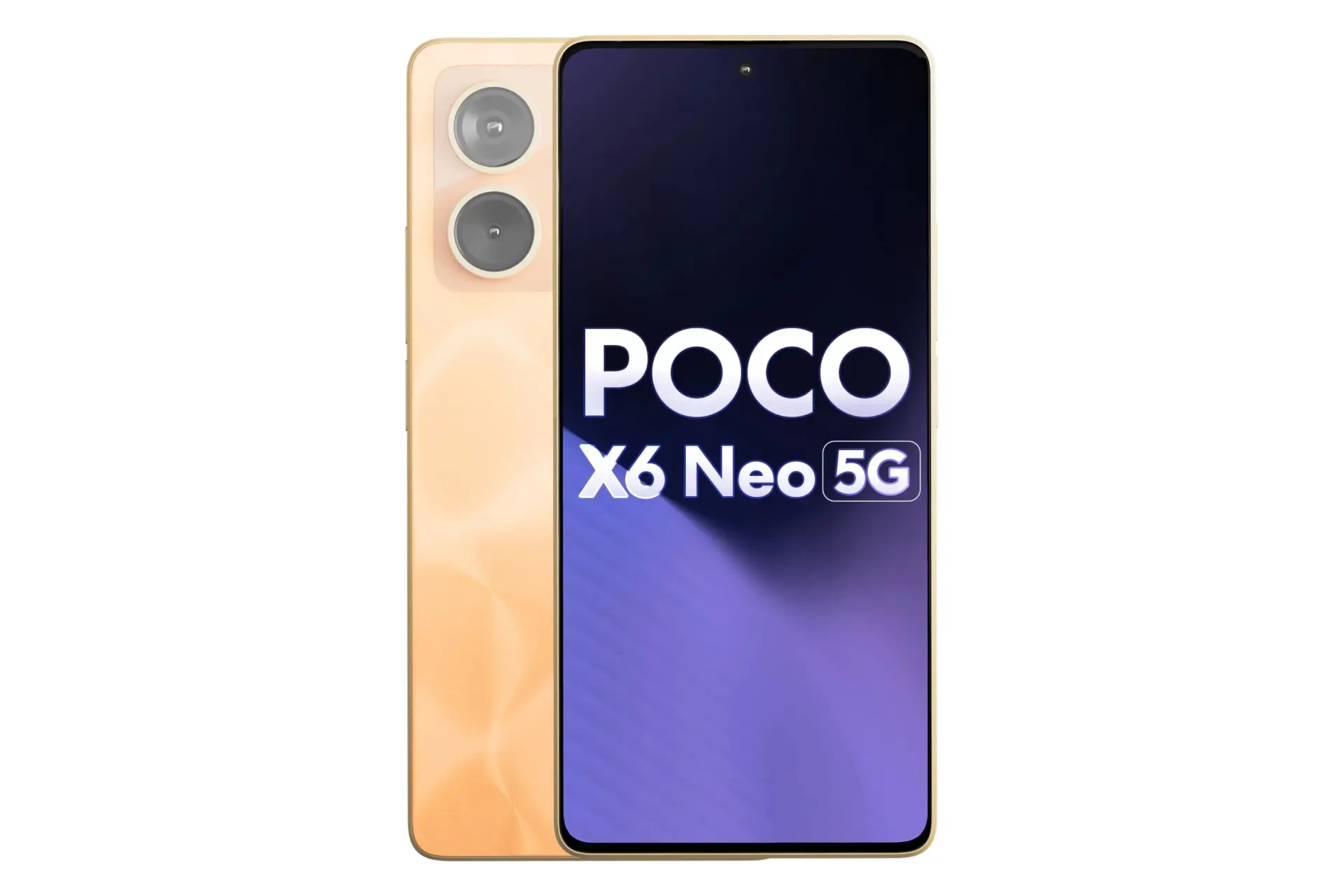 پنل جلو و پشت گوشی موبایل پوکو X6 نئو شیائومی نارنجی / Xiaomi Poco X6 Neo