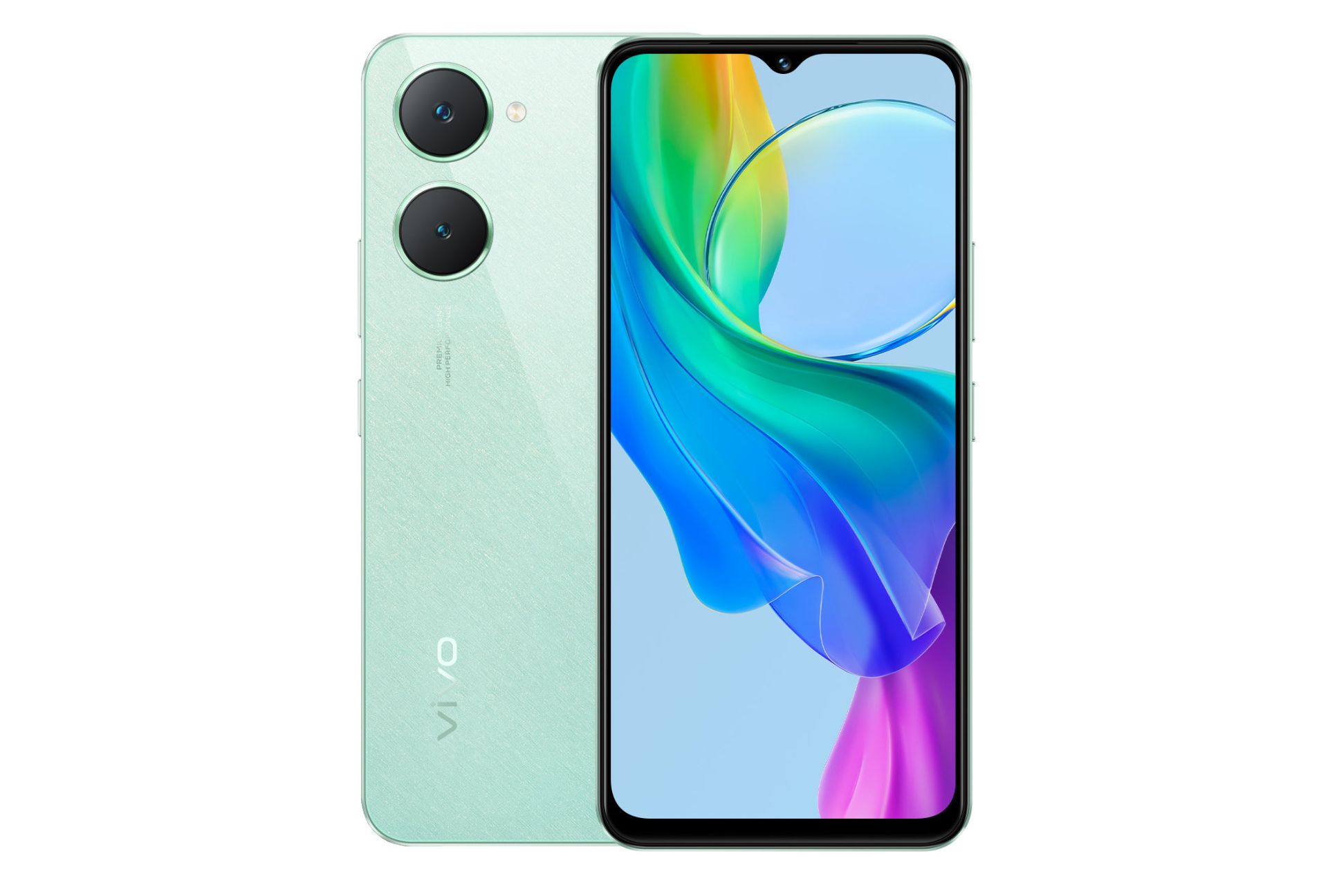 پنل جلو و پشت گوشی موبایل ویوو vivo Y03 سبز