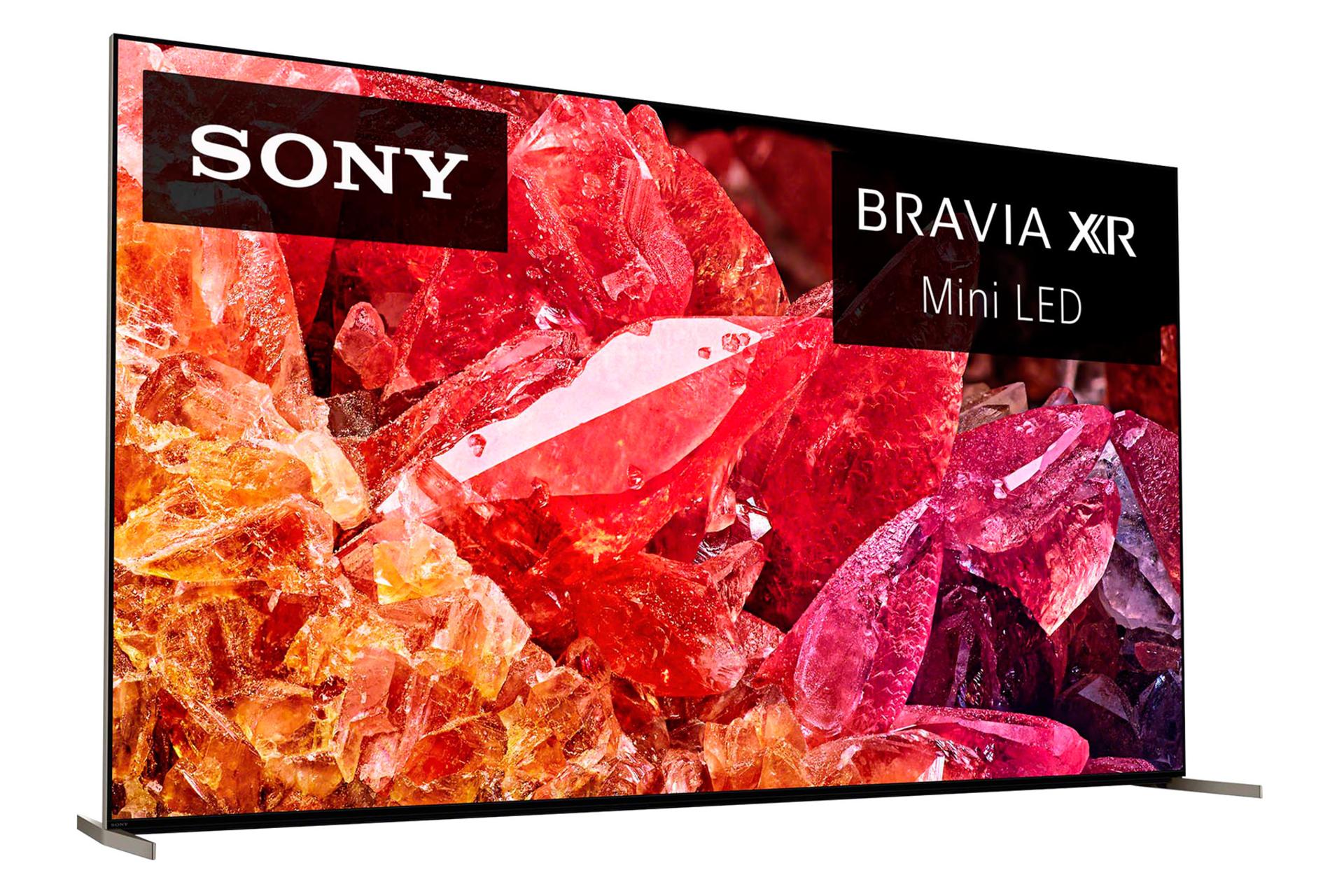 تلویزیون سونی Sony X95K نمای جلو و چپ