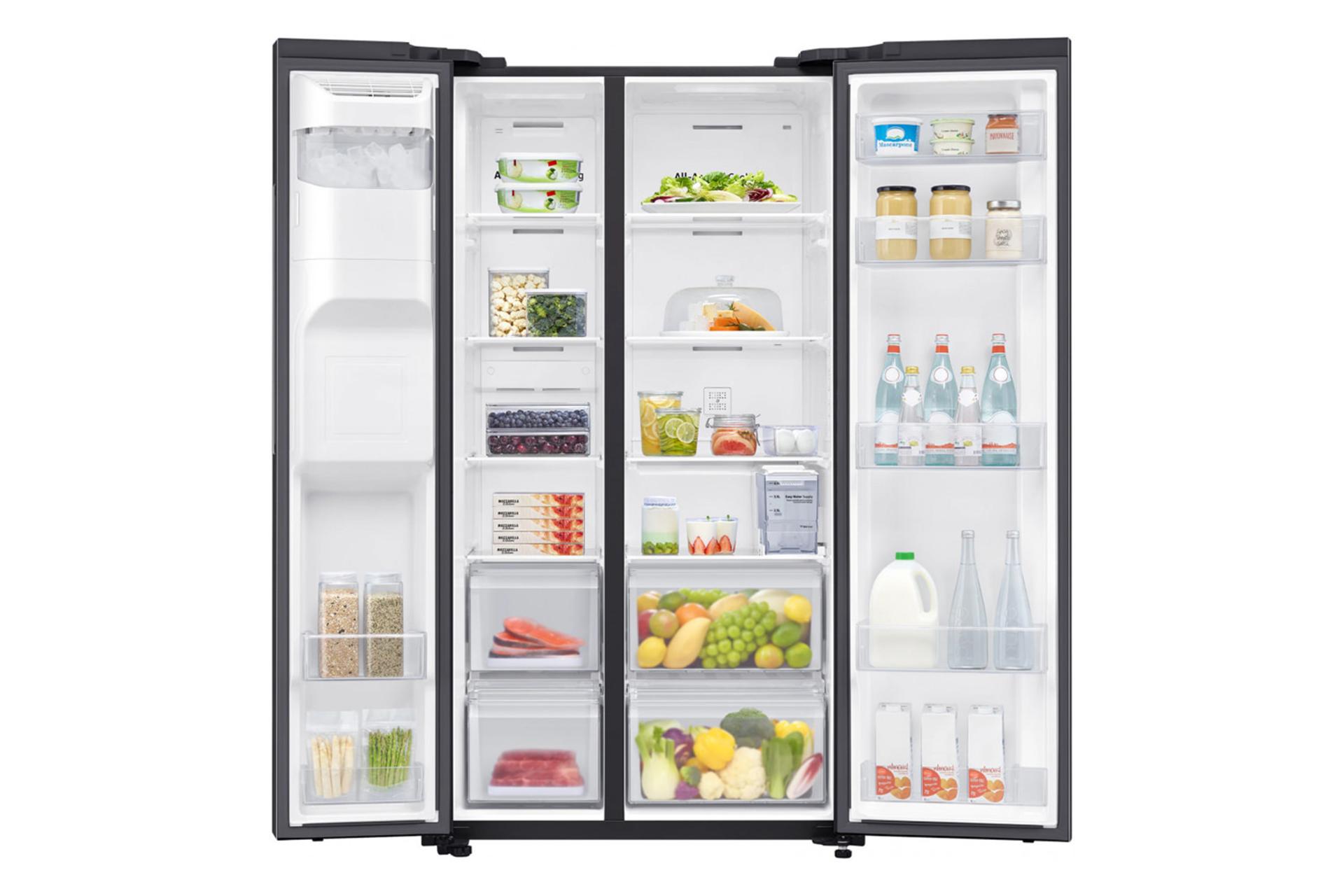 یخچال فریزر سامسونگ Samsung RS64 نمای داخل