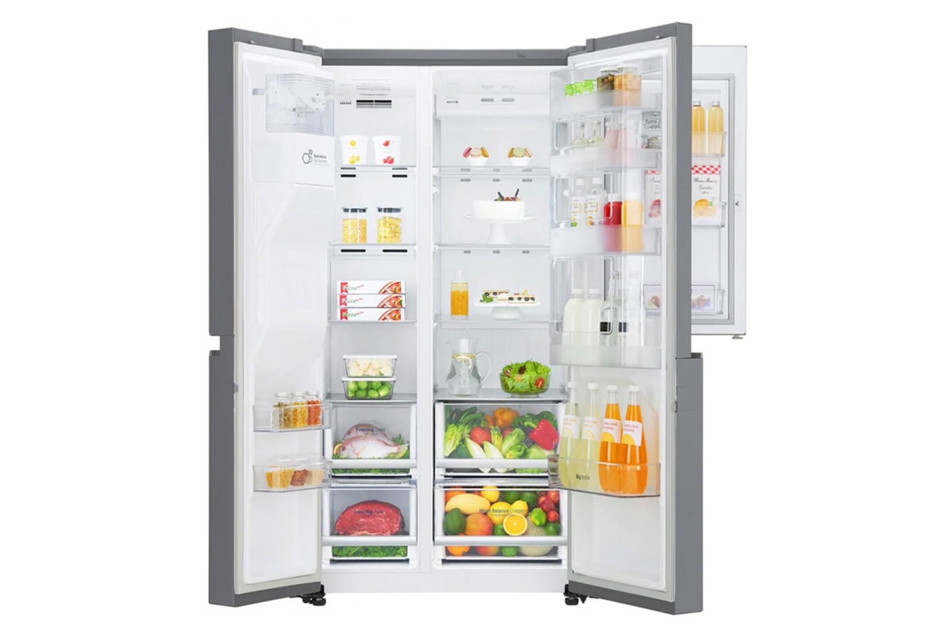 یخچال فریزر ال جی LG GC-J247 نمای داخل
