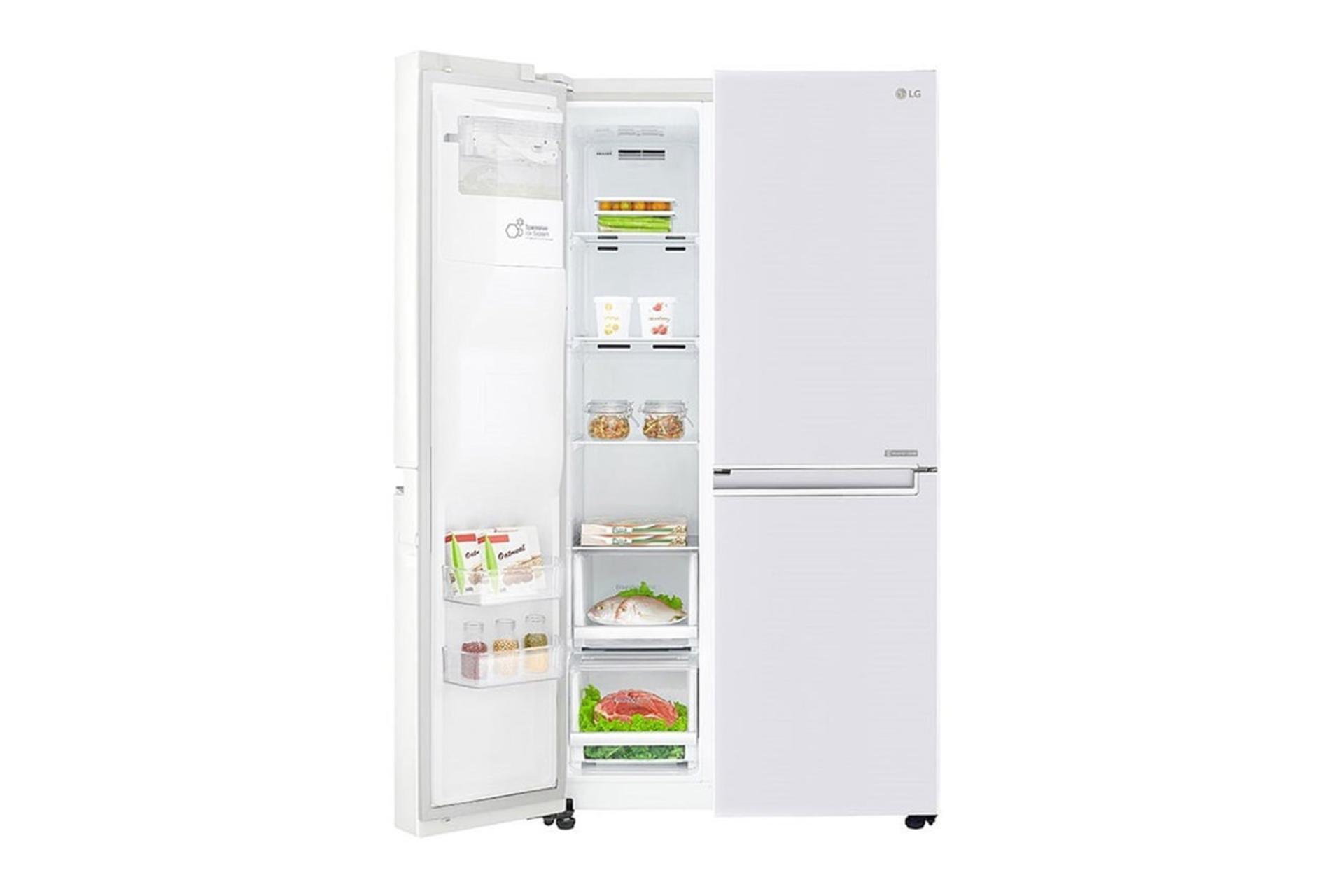 یخچال فریزر ال جی LG GC-J247 نمای جلو رنگ سفید