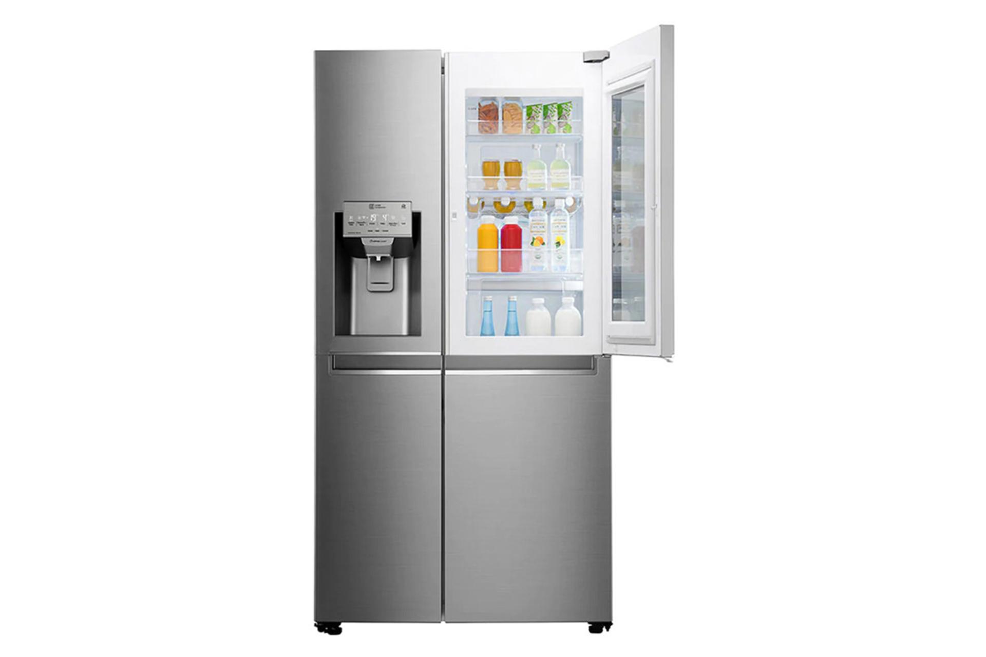 یخچال فریزر ال جی LG GR-X257 نمای جلو درب دو لایه