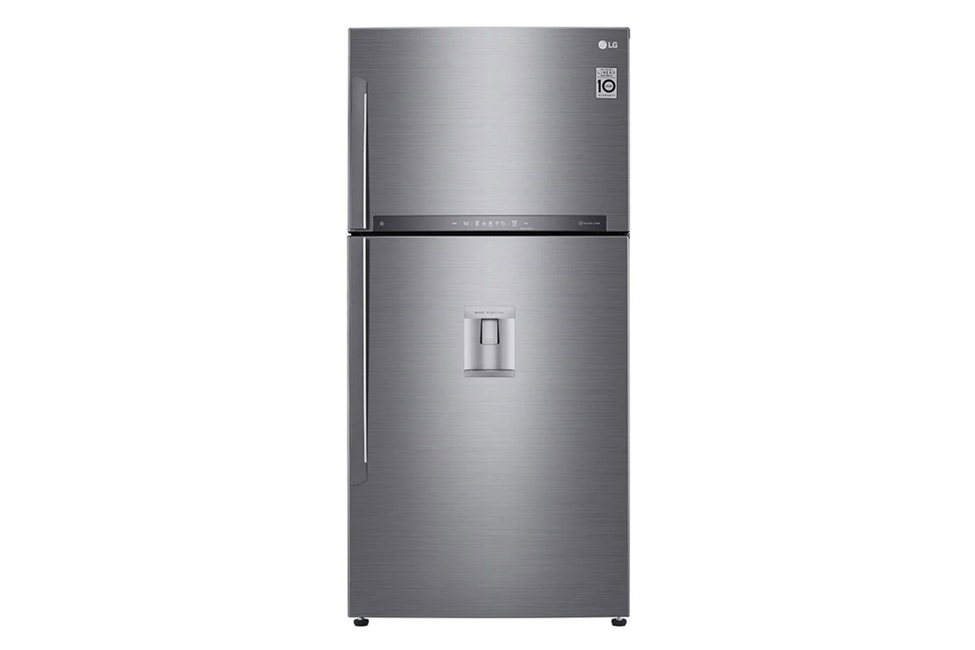 یخچال فریزر ال جی LG GRM-832 نمای جلو رنگ نقره ای