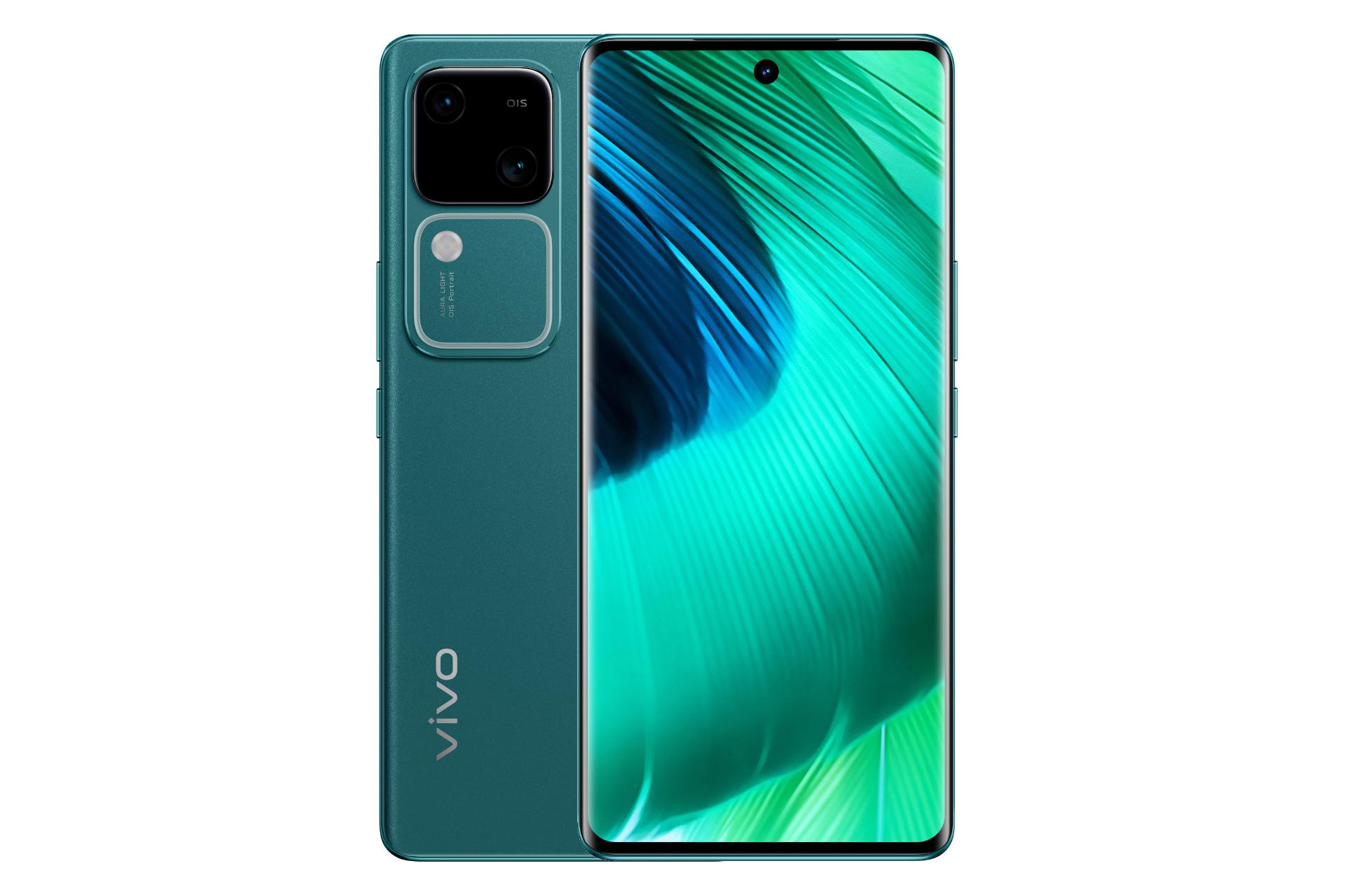 پنل جلو و پشت گوشی موبایل ویوو vivo v30 سبز تیره