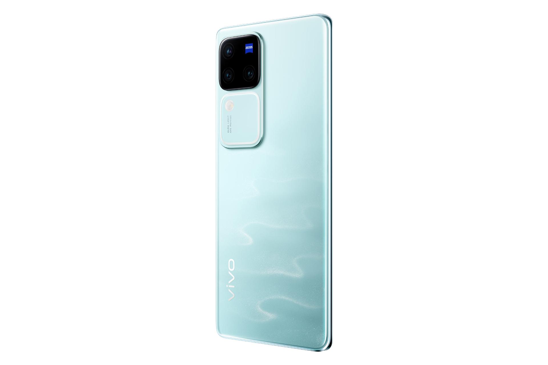 سمت راست پنل پشت گوشی موبایل V30 پرو ویوو آبی روشن / vivo V30 Pro