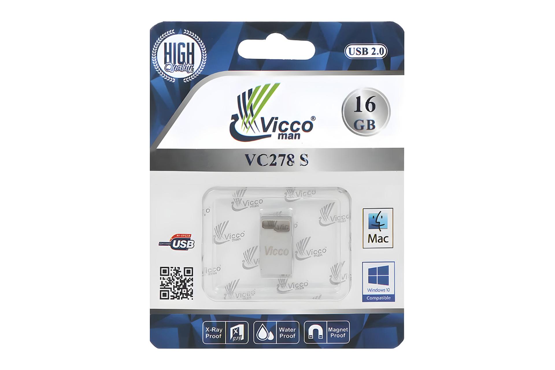 جعبه فلش مموری ویکومن Viccoman VC278 S 16GB USB 2.0