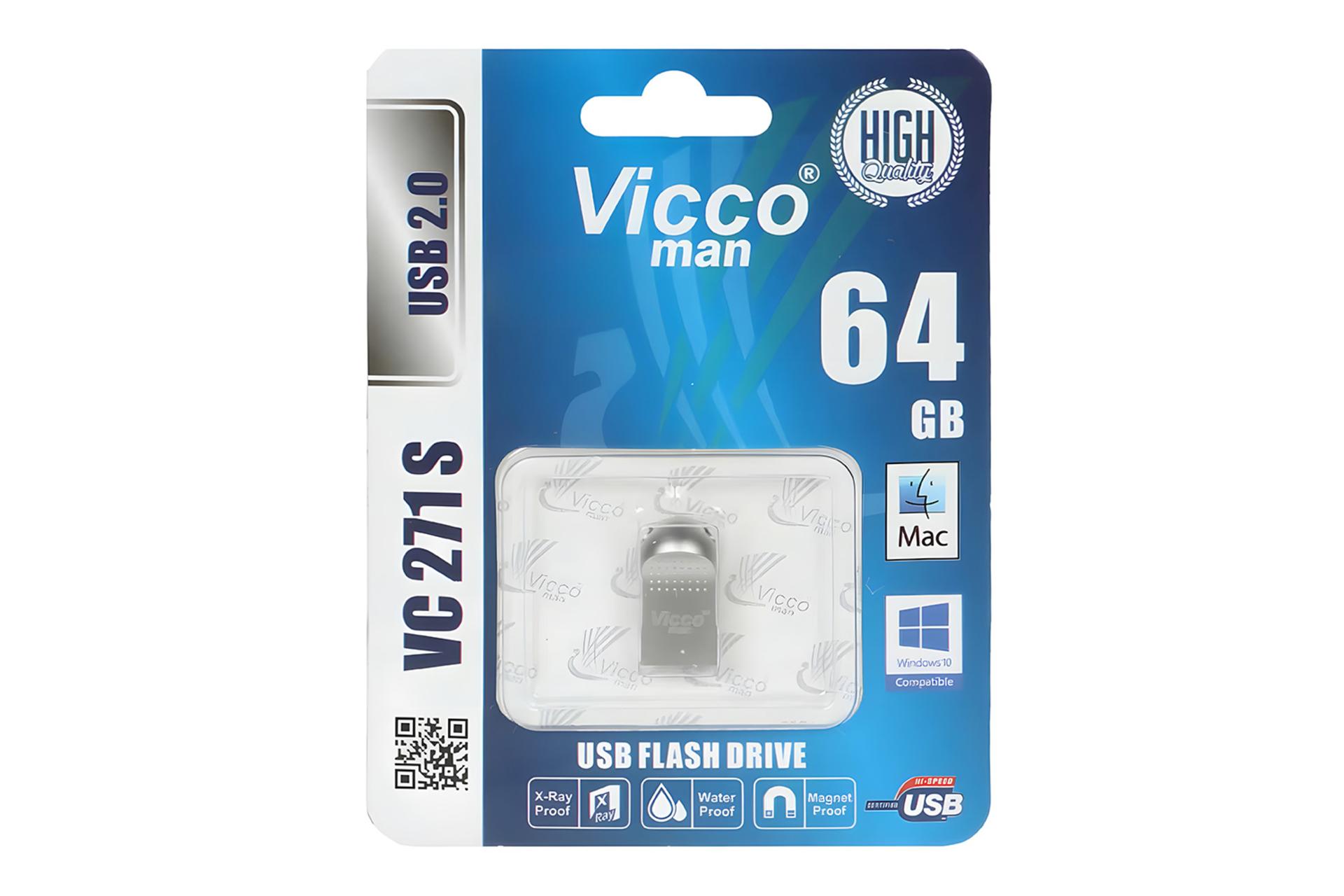 جعبه فلش مموری ویکومن Viccoman VC271 S 64GB USB 2.0