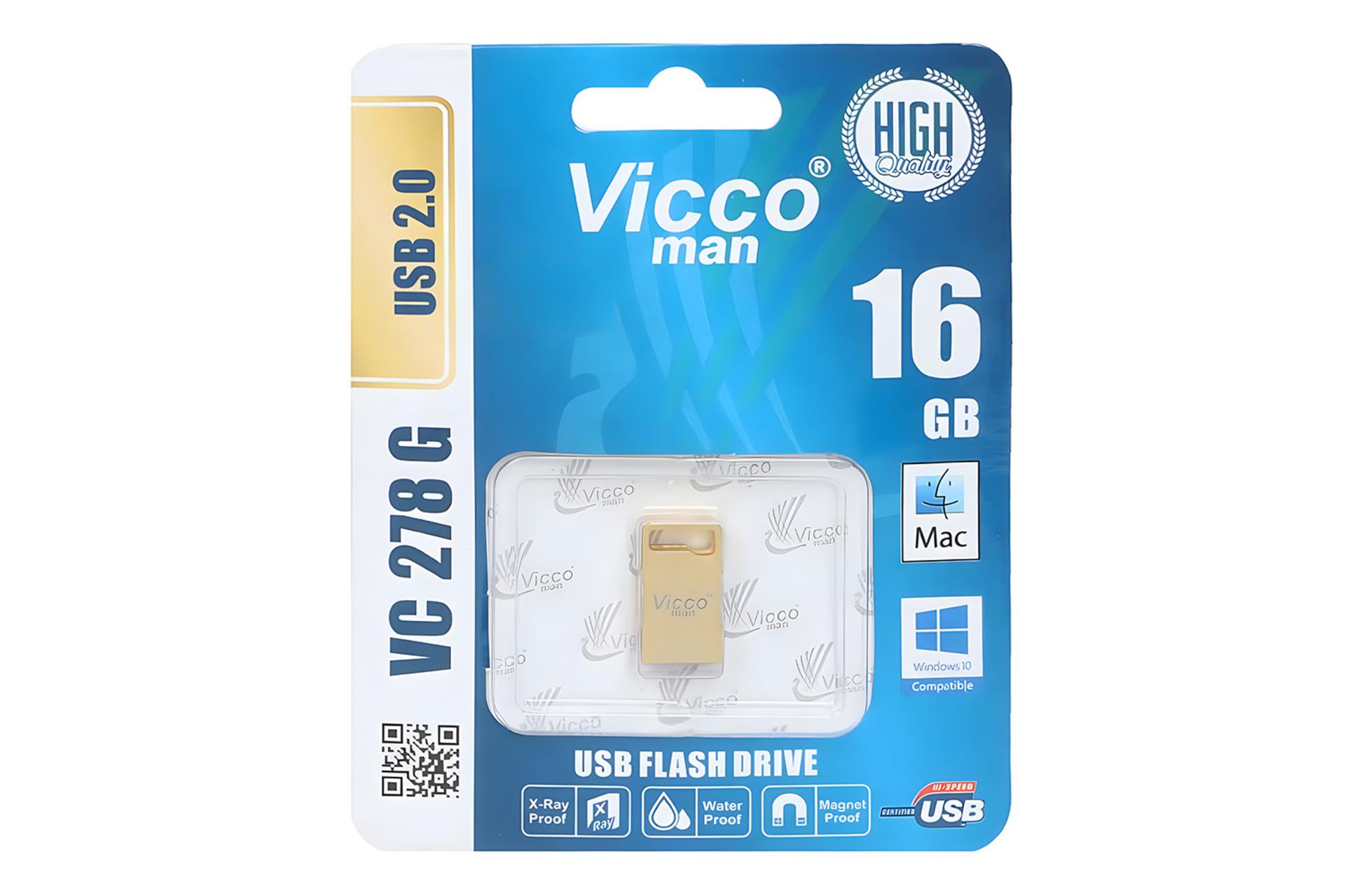 جعبه فلش مموری ویکومن Viccoman VC278 G 16GB USB 2.0