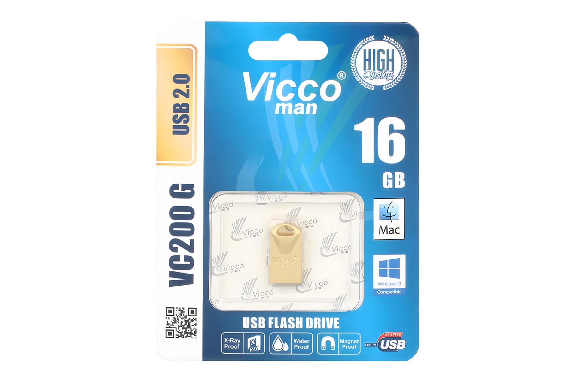 جعبه فلش مموری ویکومن Viccoman VC200 G 16GB USB 2.0