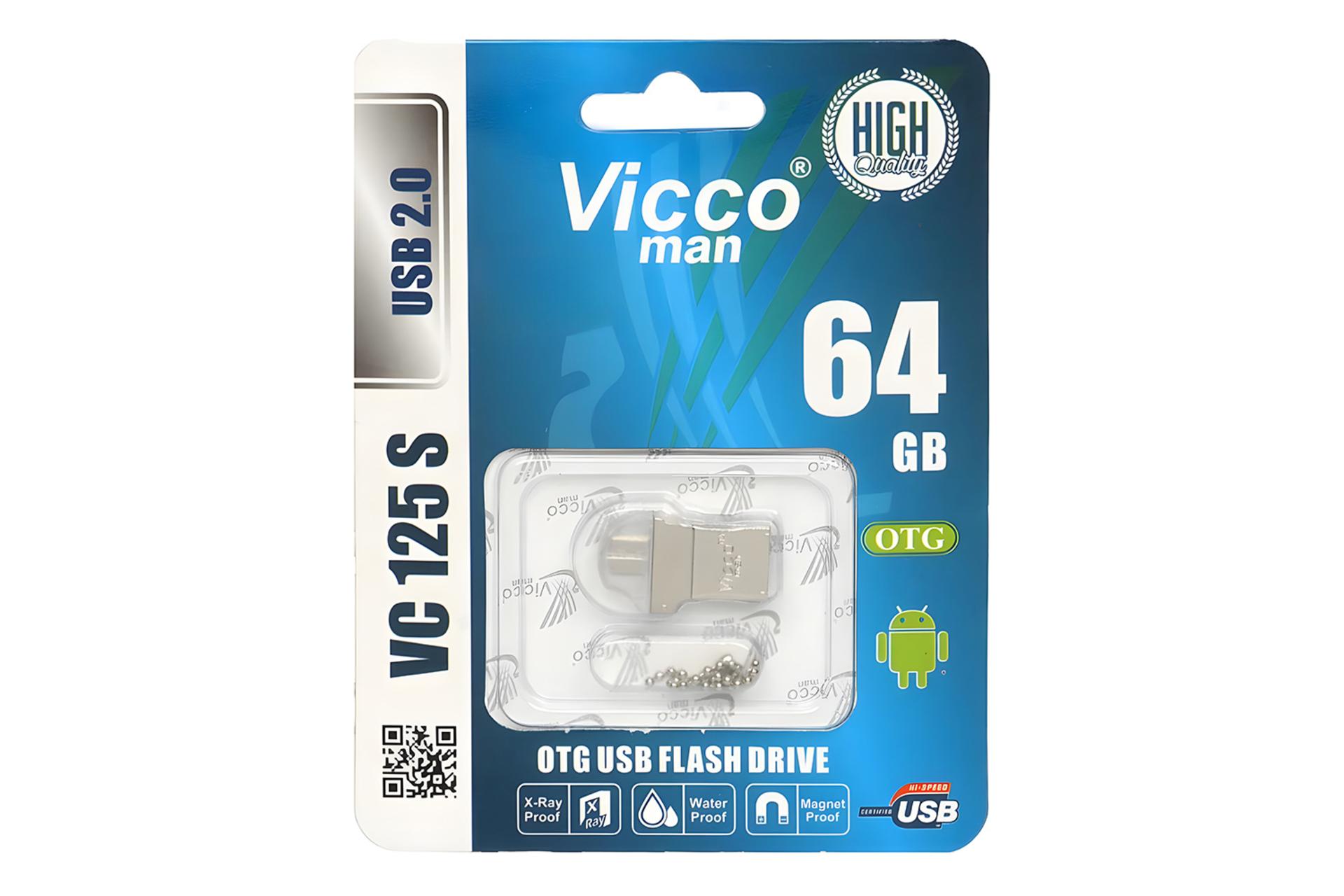 جعبه فلش مموری ویکومن Viccoman VC125 S 64GB USB 2.0