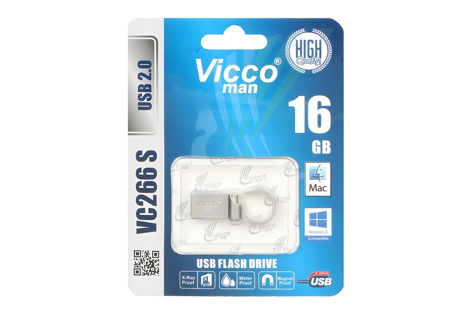 جعبه فلش مموری ویکومن Viccoman VC266 S 16GB USB 2.0