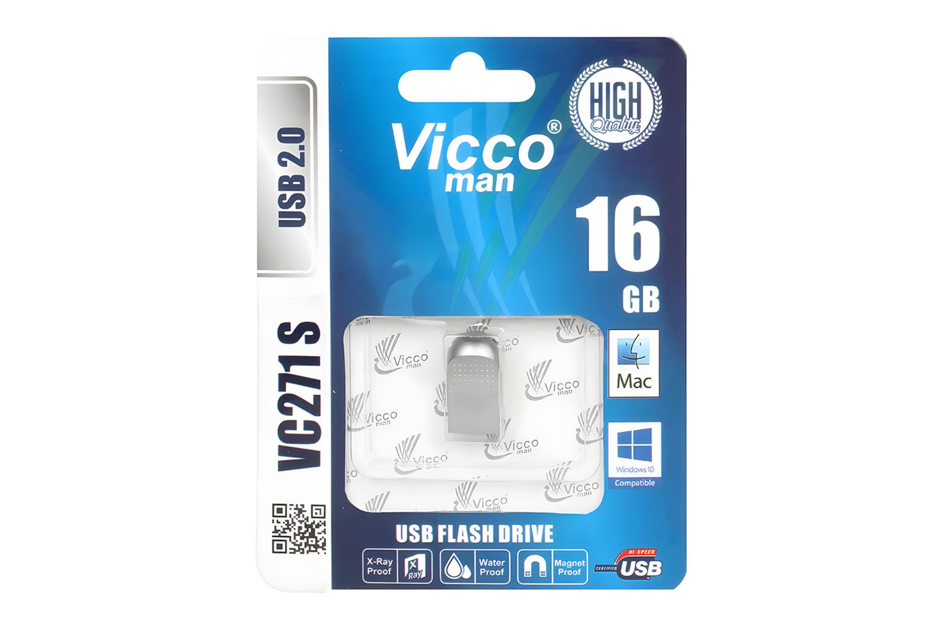 جعبه فلش مموری ویکومن Viccoman VC271 S 16GB USB 2.0