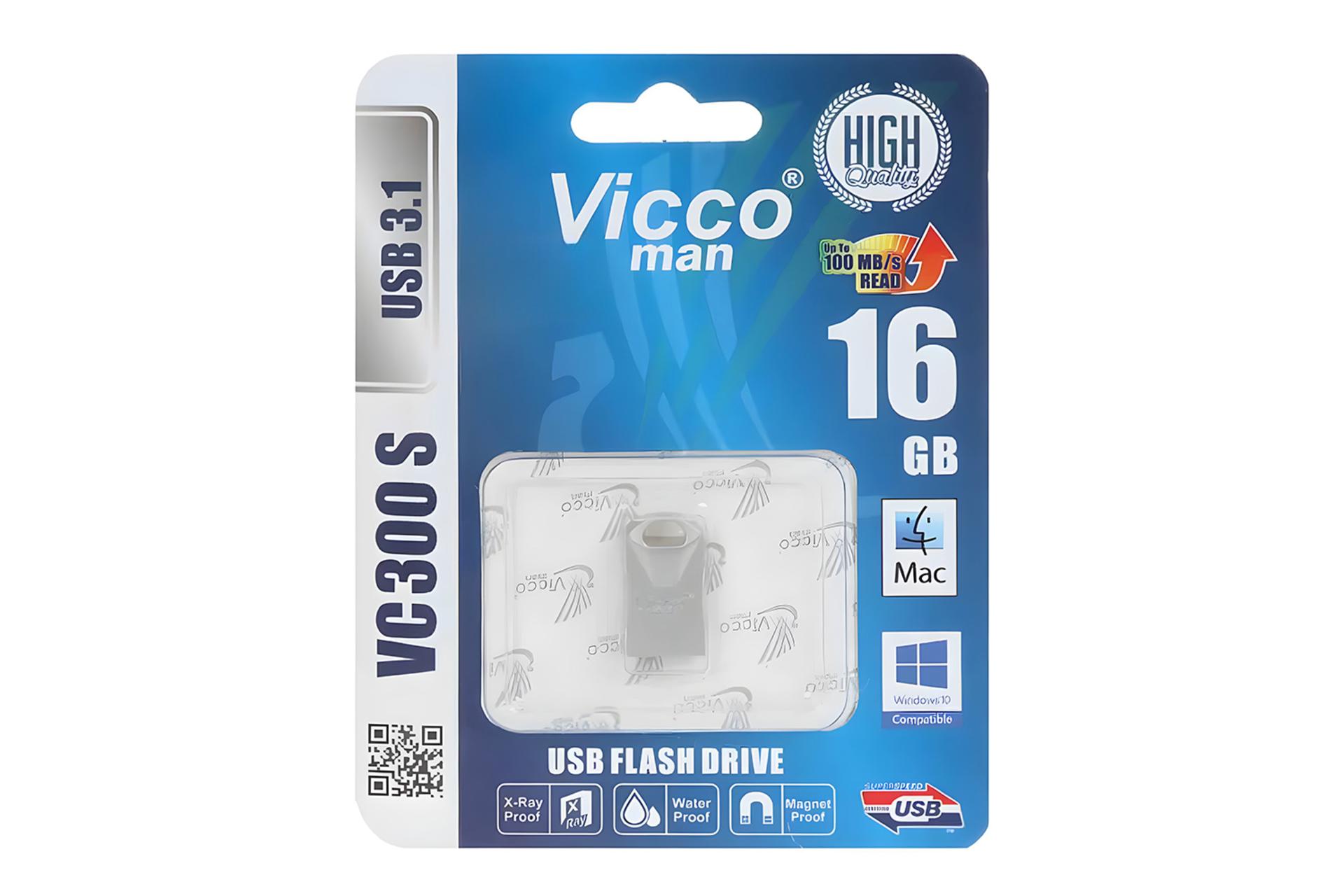 جعبه فلش مموری ویکومن Viccoman VC300 S 16GB USB 3.1