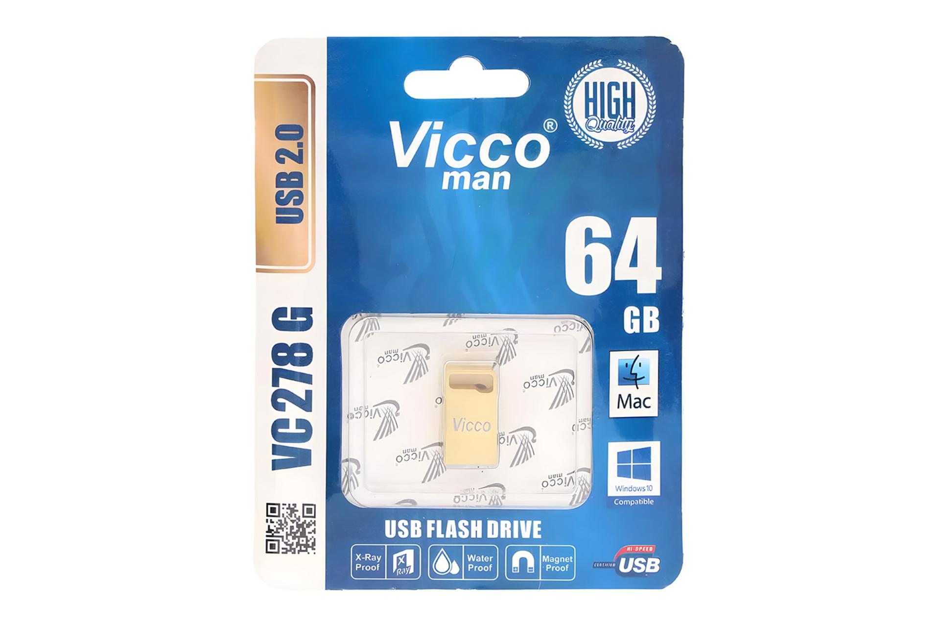 جعبه فلش مموری ویکومن Viccoman VC278 G 64GB USB 2.0