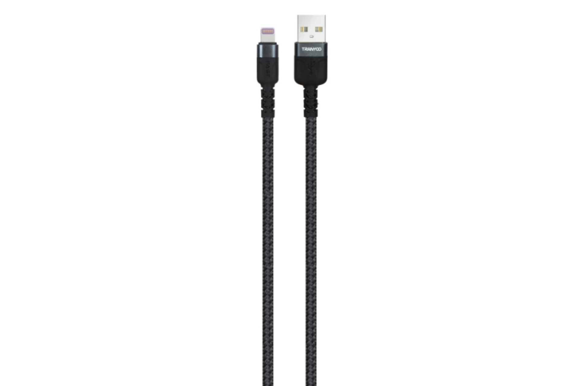 کابل شارژ USB ترانیو Type-A به Lightning مدل T-X15I با طول 1 متر