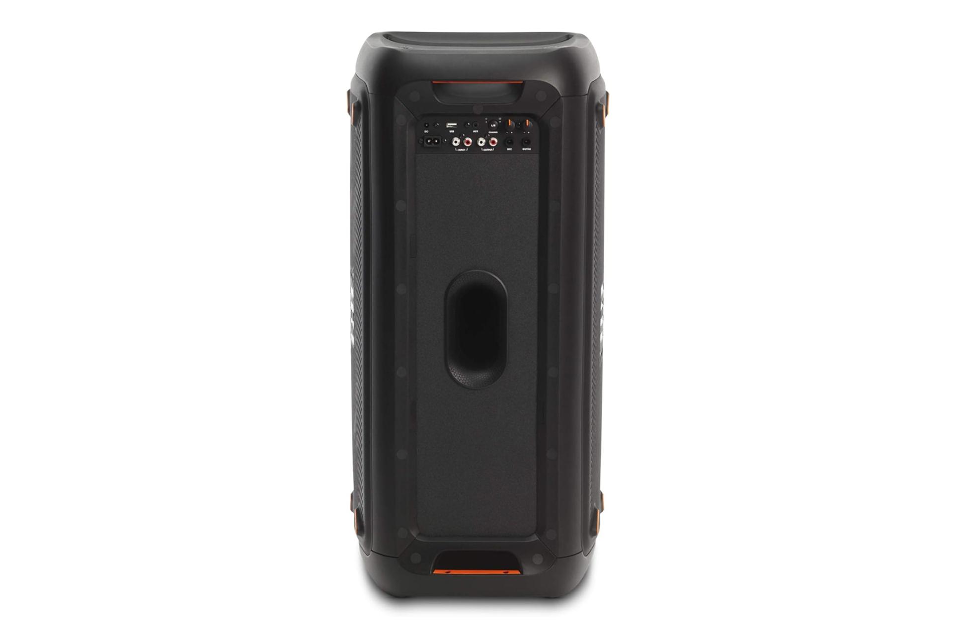 نمای پشت و بدنه اسپیکر جی بی ال Partybox 300