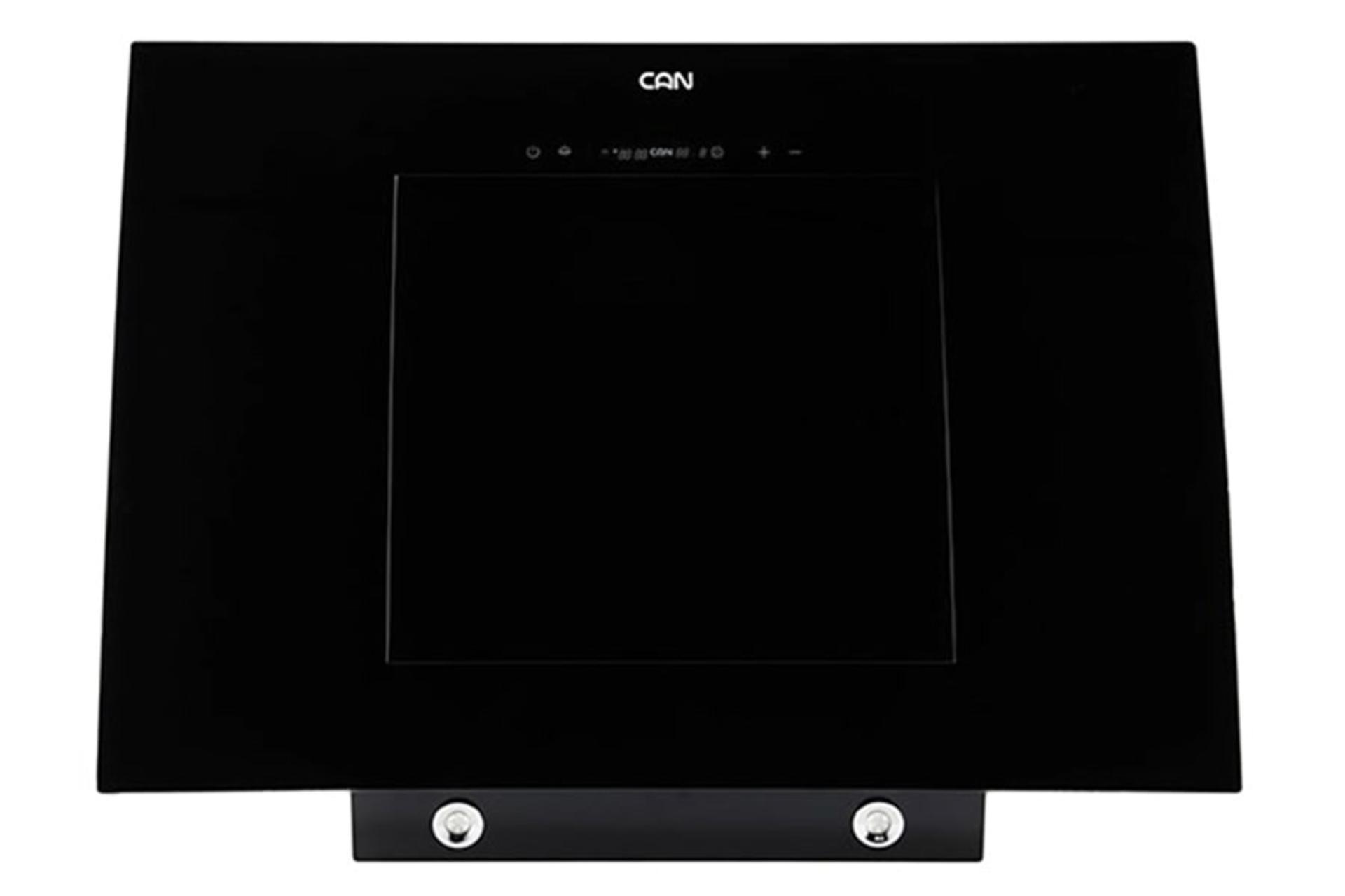 نمای جلوی هود کن پادنا مدل 90 سانتی‌متری رنگ مشکی