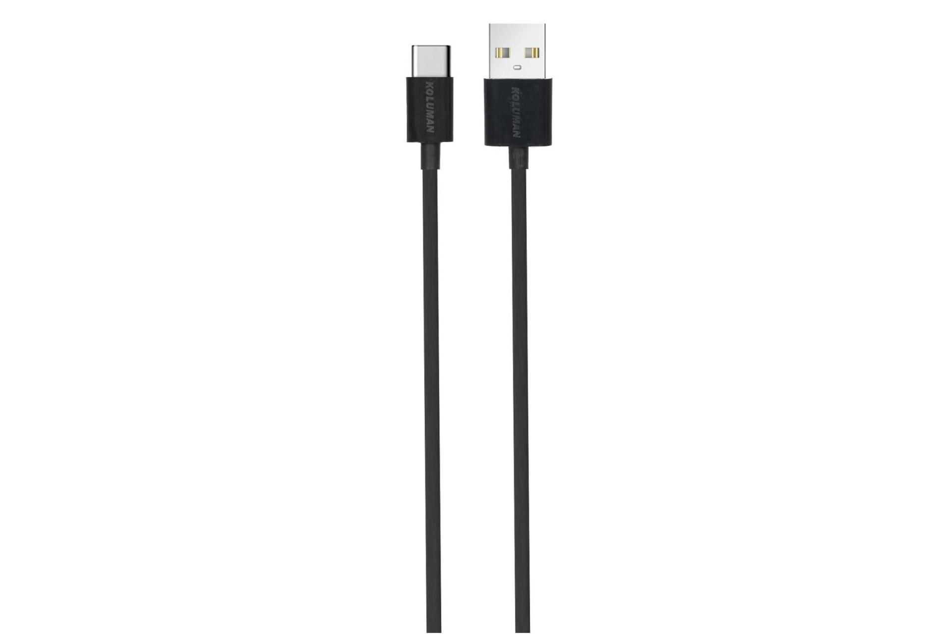 کابل شارژ USB کلومن Type-A به Type-C مدل KD-14 با طول 1 متر