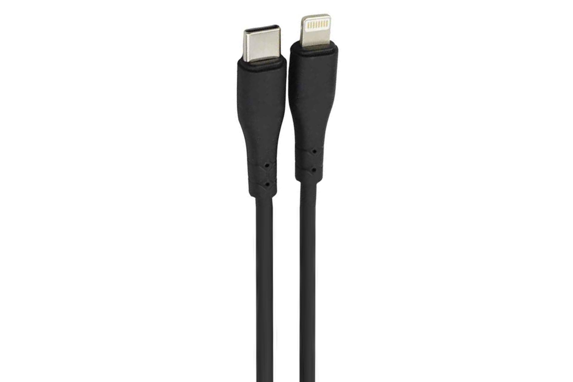 کابل شارژ USB نیتو Type-C به Lightning مدل NC140 با طول 1.2 متر رنگ مشکی
