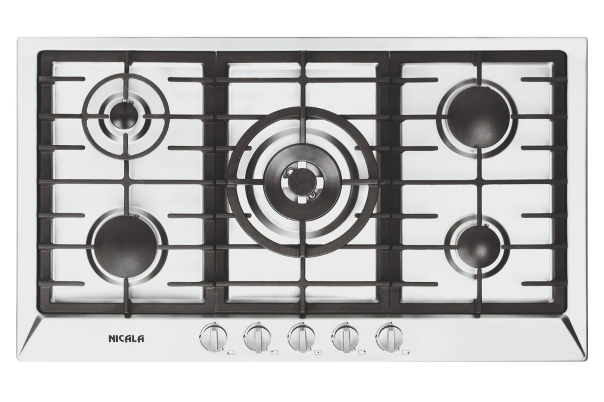 نمای بالای اجاق گاز صفحه‌ای نیک کالا SGH-101