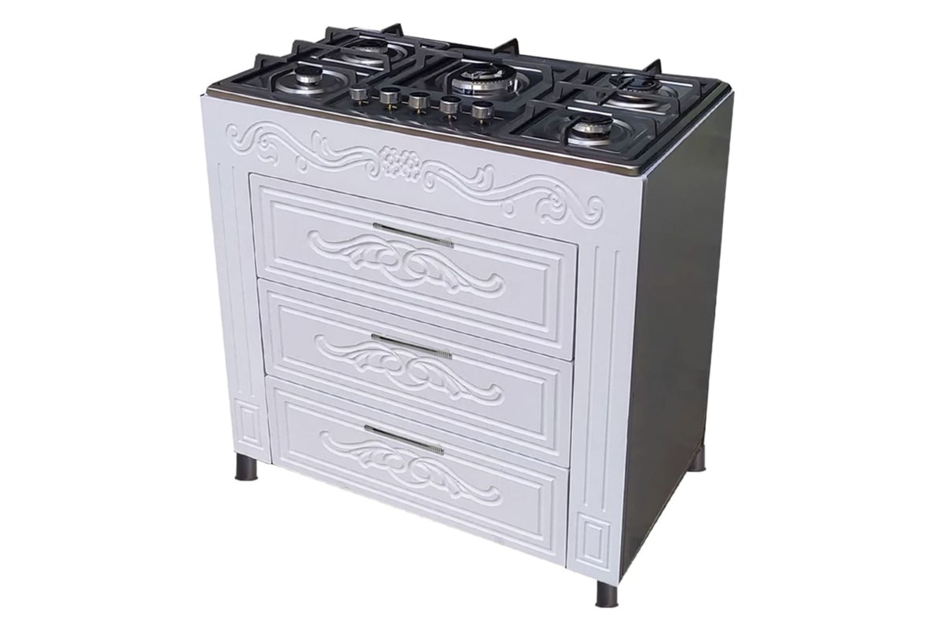 نمای سمت راست اجاق گاز دنپاسر MDF3K