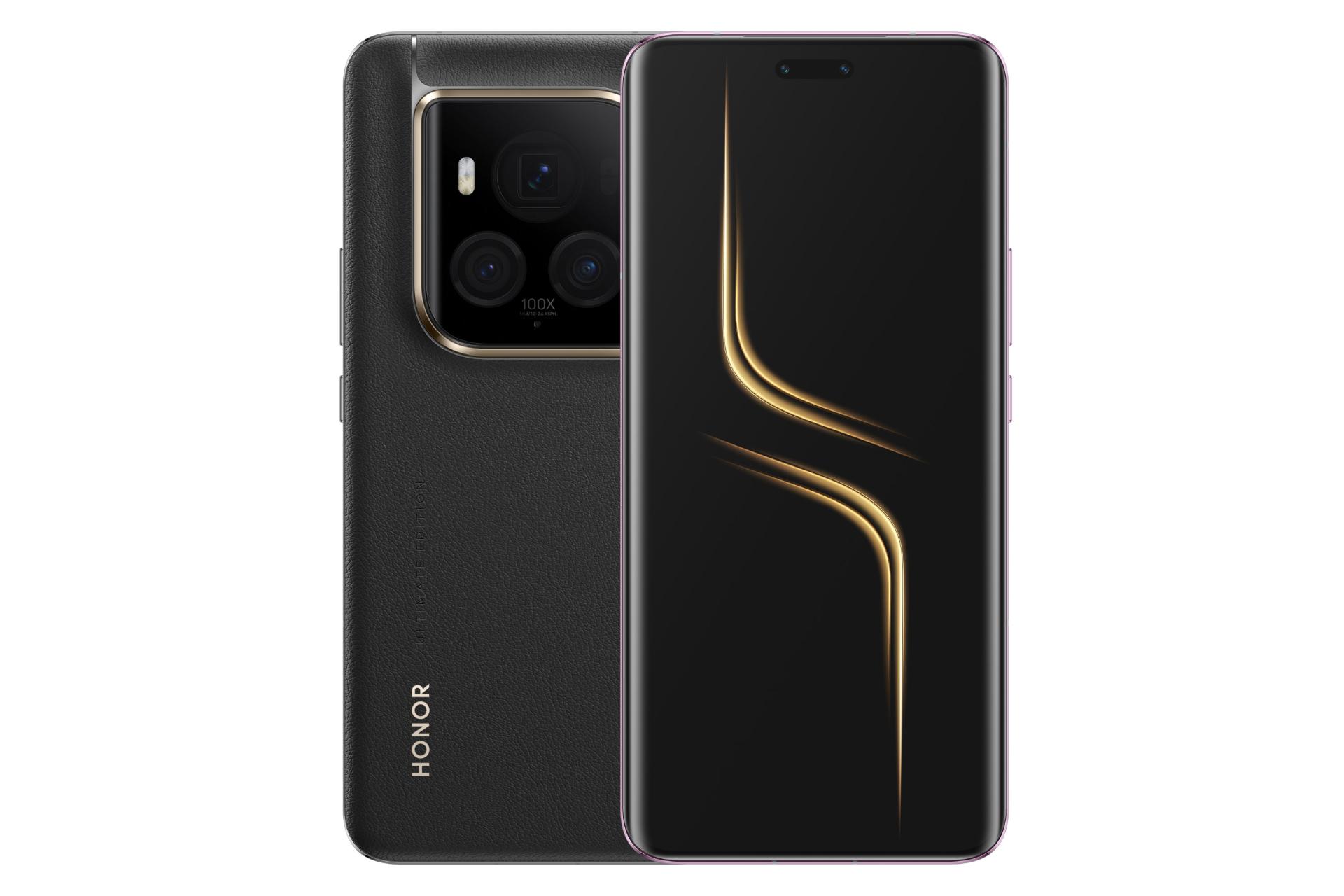پنل جلو و پشت گوشی موبایل آنر مجیک 6 آلتیمیت مشکی / HONOR Magic6 Ultimate