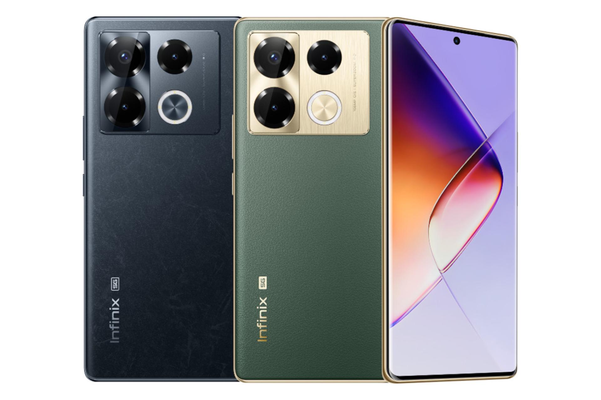 رنگ های مختلف گوشی موبایل نوت 40 پرو پلاس اینفینیکس / Infinix Note 40 Pro Plus