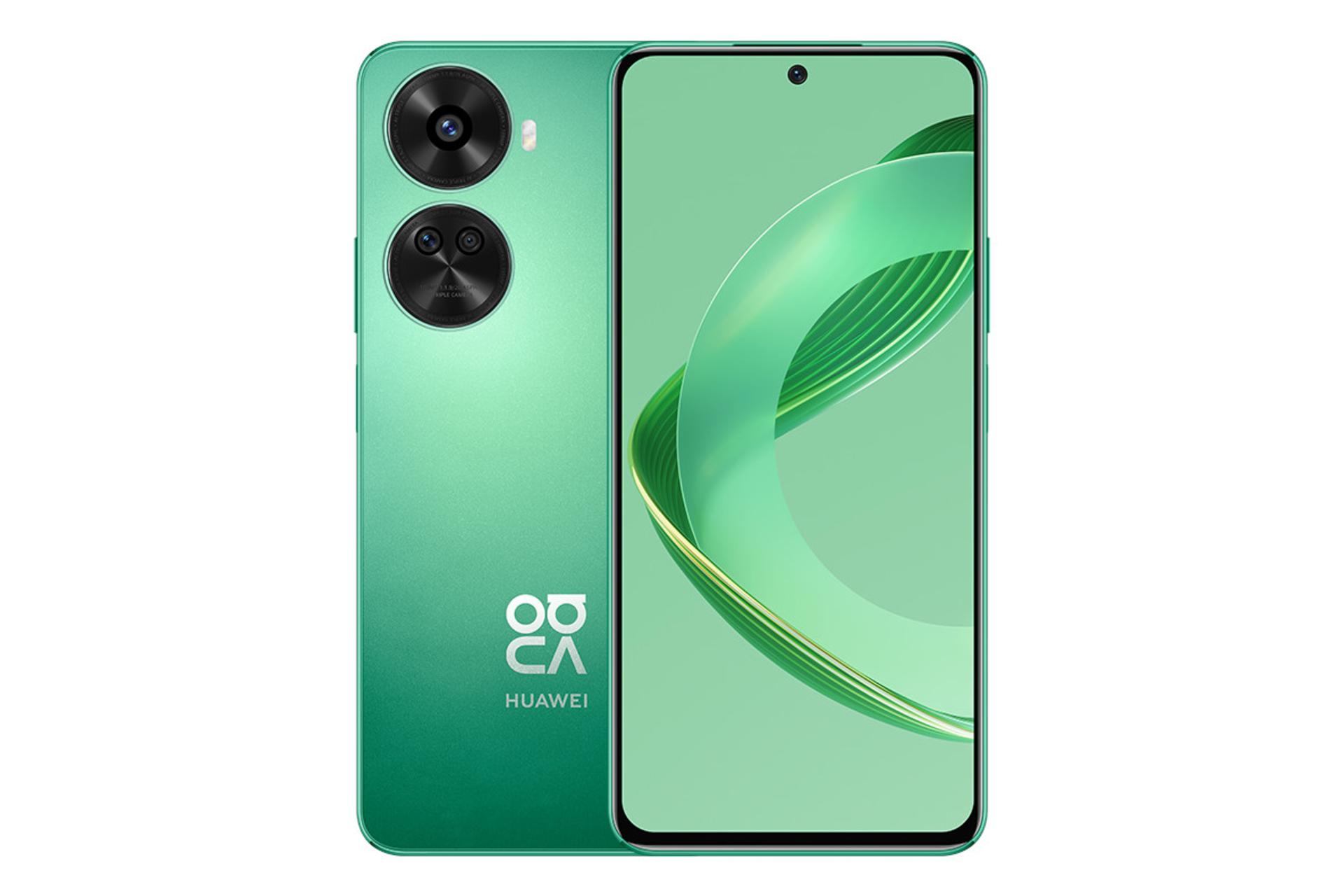 پنل جلو و پشت گوشی موبایل نوا 12 SE هواوی سبز / Huawei nova 12 SE