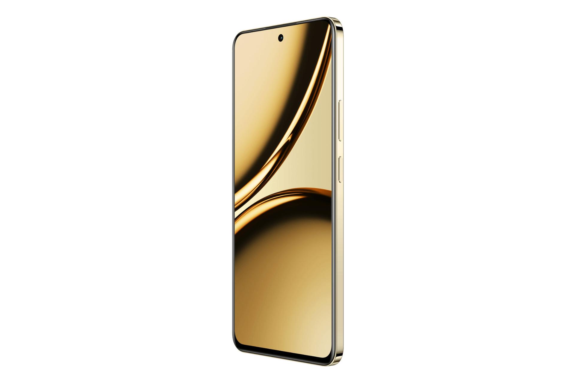 پنل جلو و صفحه نمایش گوشی موبایل ریلمی Narzo 70 پرو طلایی / Realme Narzo 70 Pro