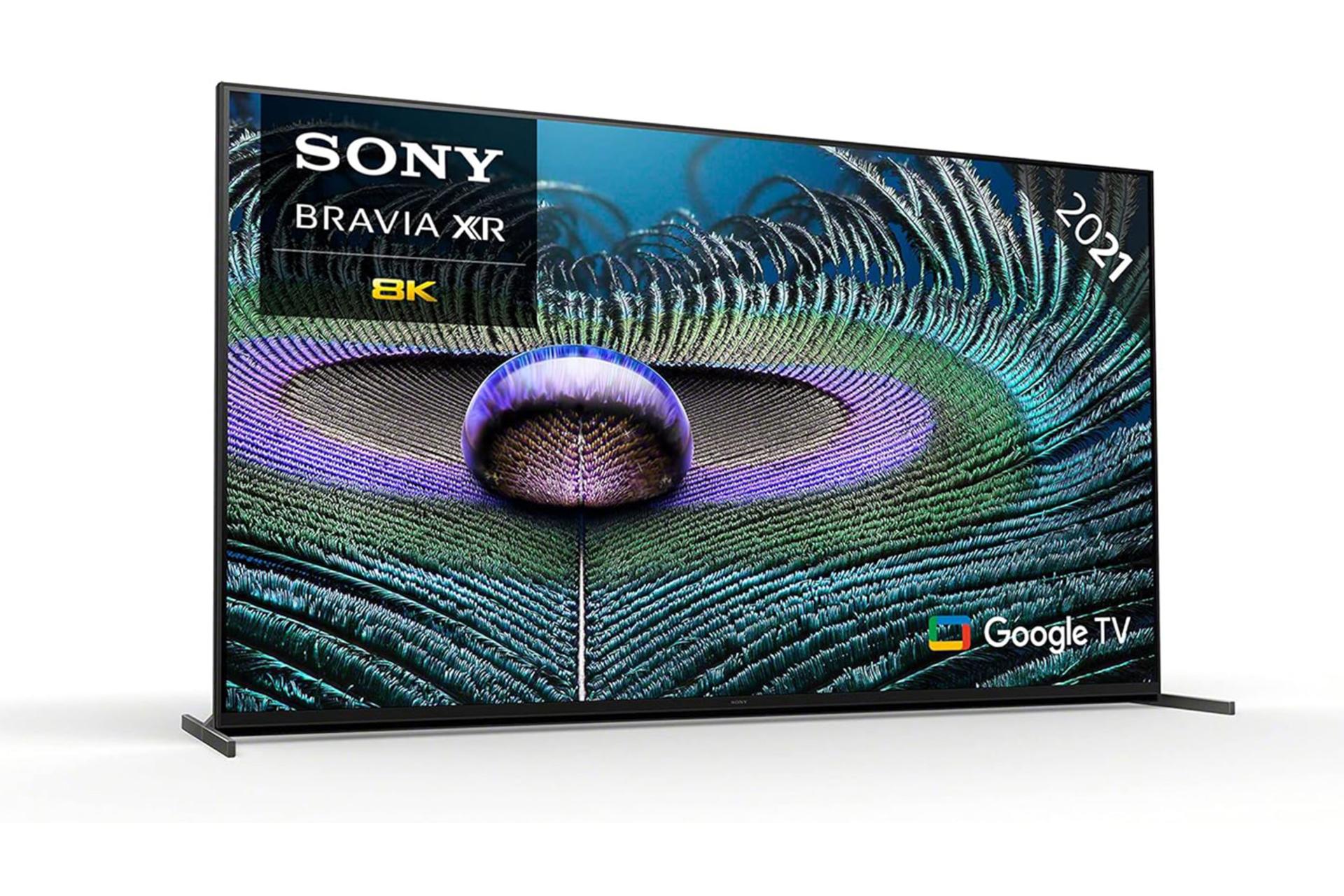 تلویزیون سونی Sony XR-85Z9J نمای جلو و چپ