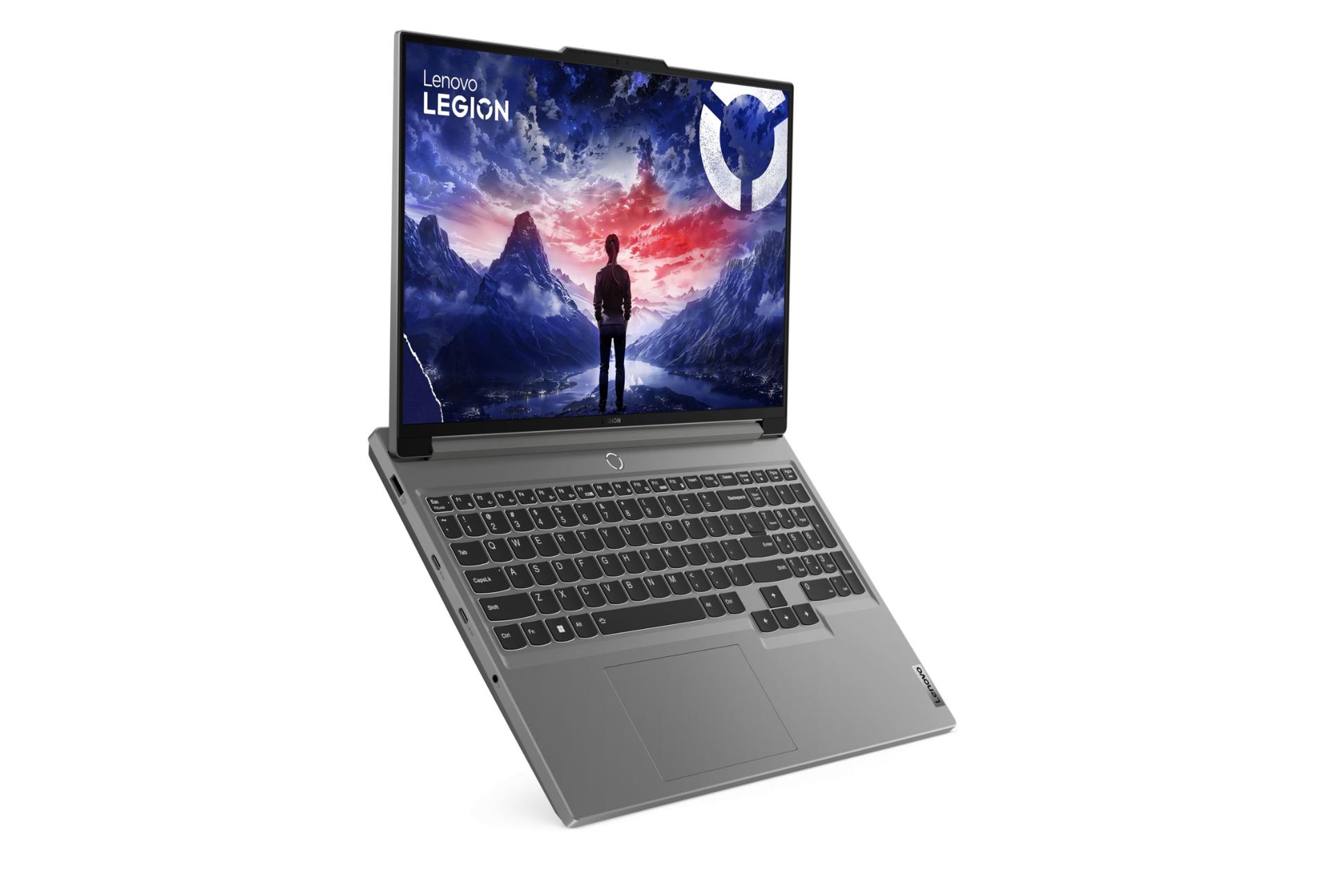 نمای ایستاده مورب سمت چپ لپ تاپ لنوو- LENOVO Legion 5 16IRX9