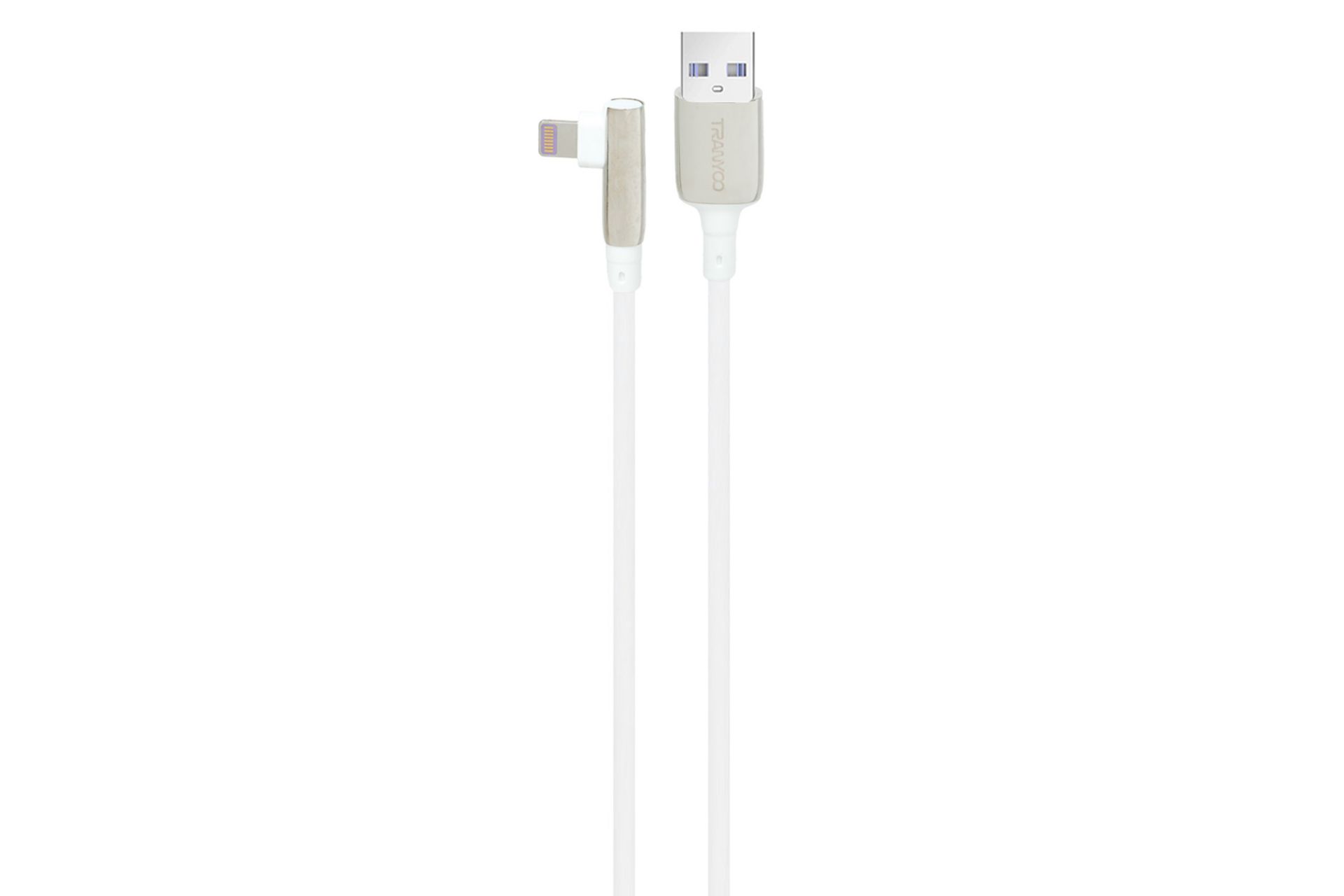 کابل شارژ USB ترانیو Type-A به Lightning مدل X14-I با طول 1 متر