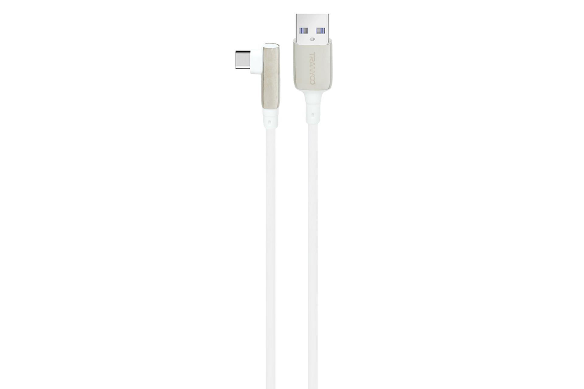 کابل شارژ USB ترانیو Type-A به Type-C مدل X14-C با طول 1 متر