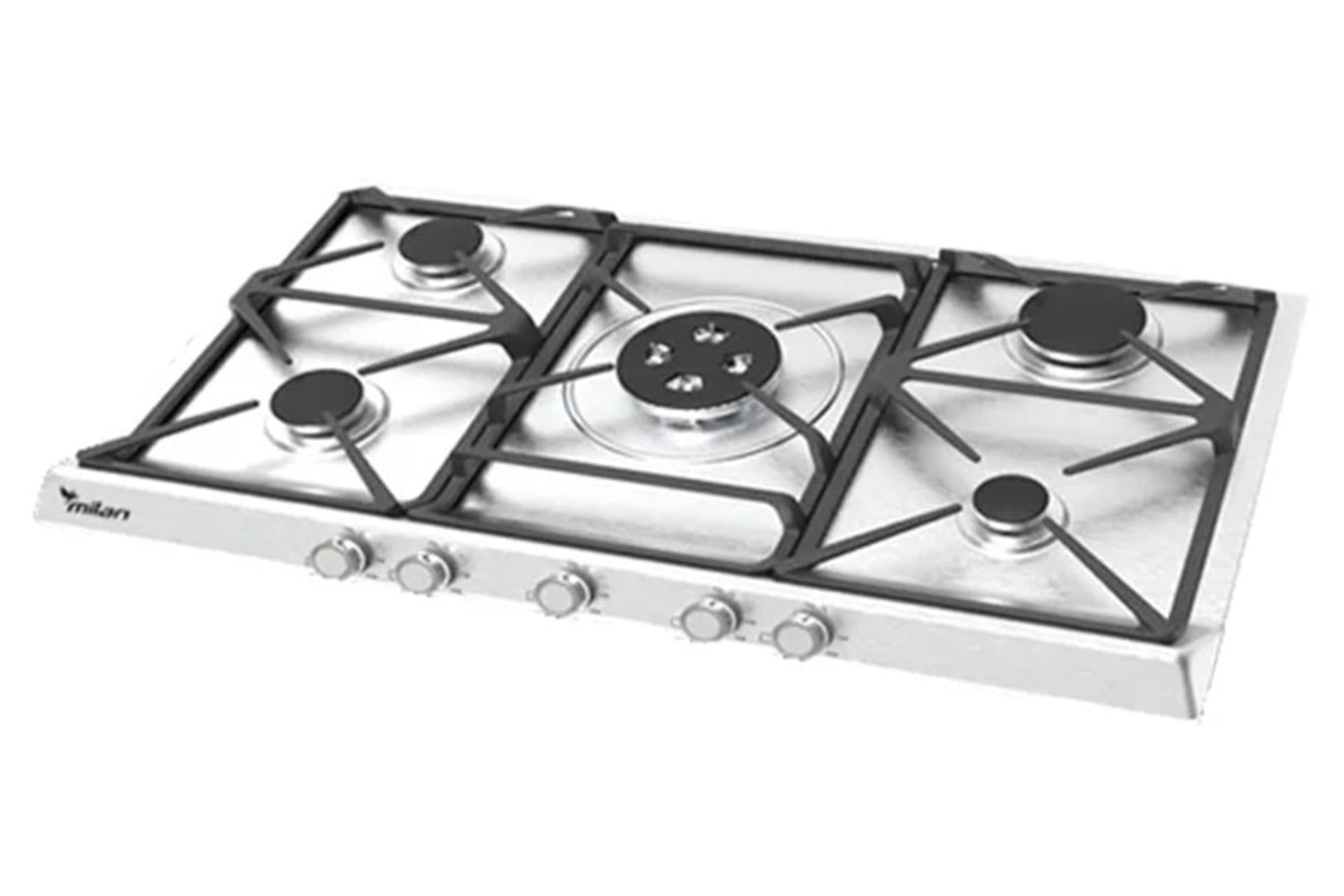 نمای جلوی اجاق گاز صفحه‌ای میلان S29