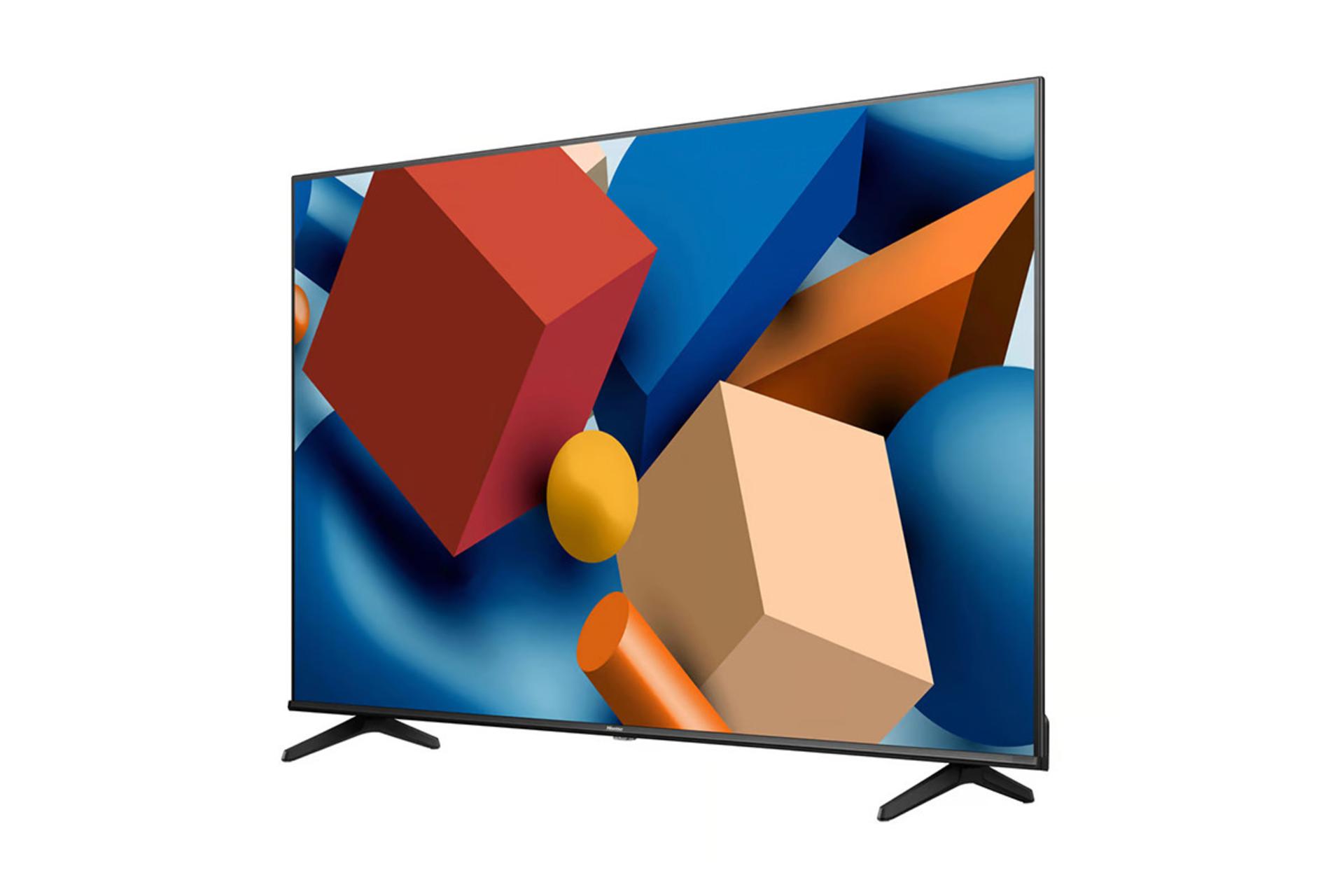 تلویزیون هایسنس Hisense A62K نمای جلو و راست