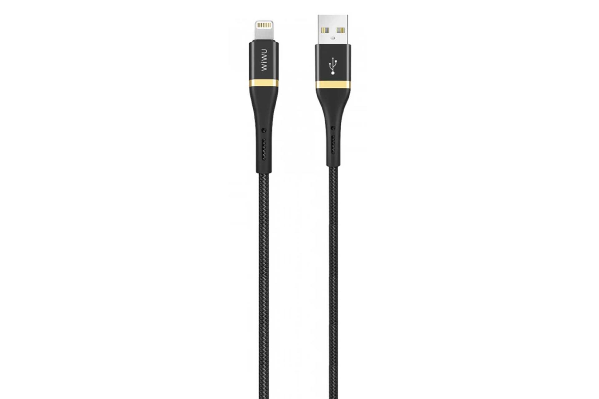 کابل شارژ USB ویوو Type-A به Lightning مدل ED-100 با طول 1.2 متر