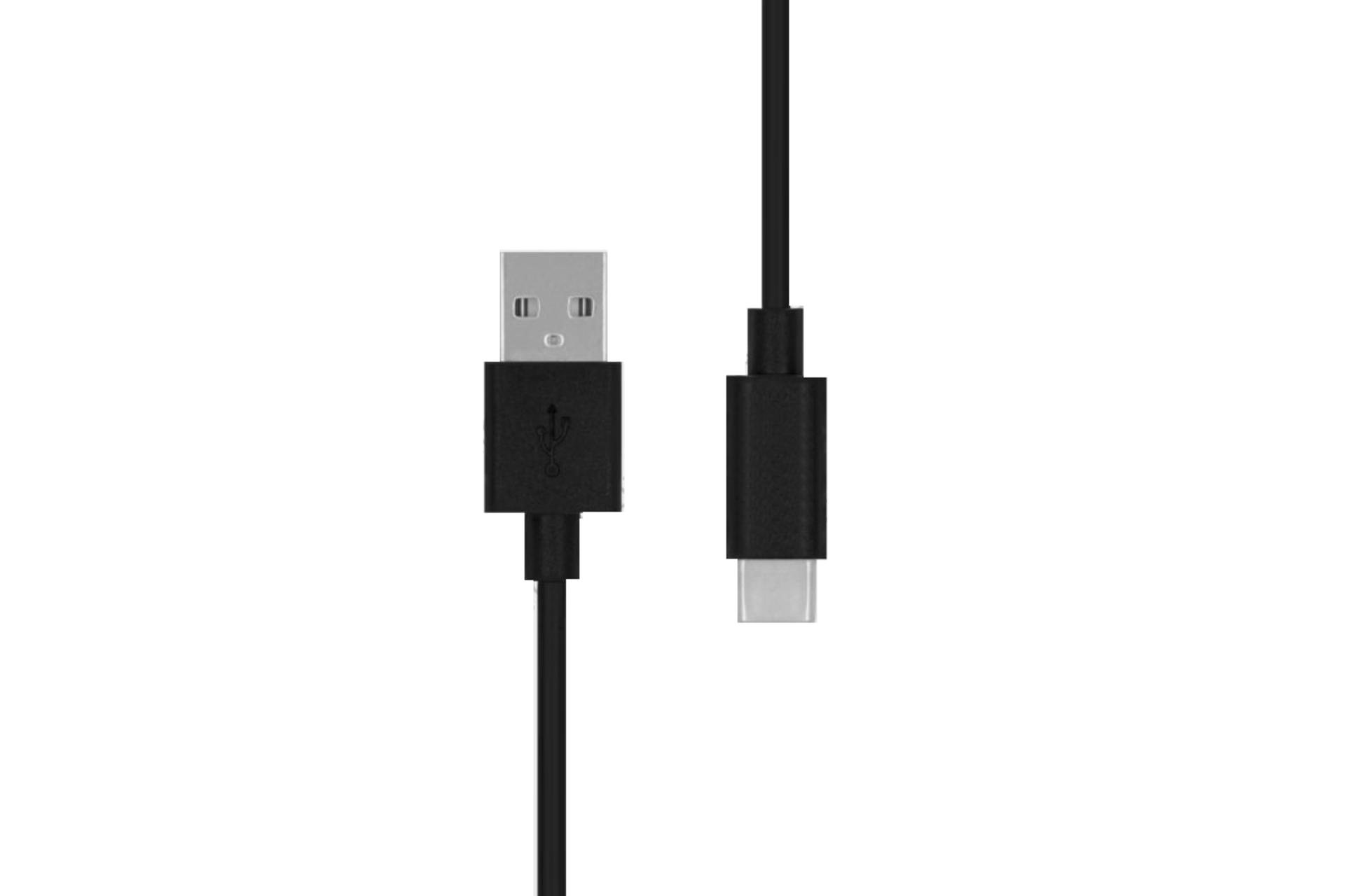 کانکتور و اتصال کابل شارژ USB کی نت Type-A به Type-C مدل K-CUC02012 با طول 1.2 متر