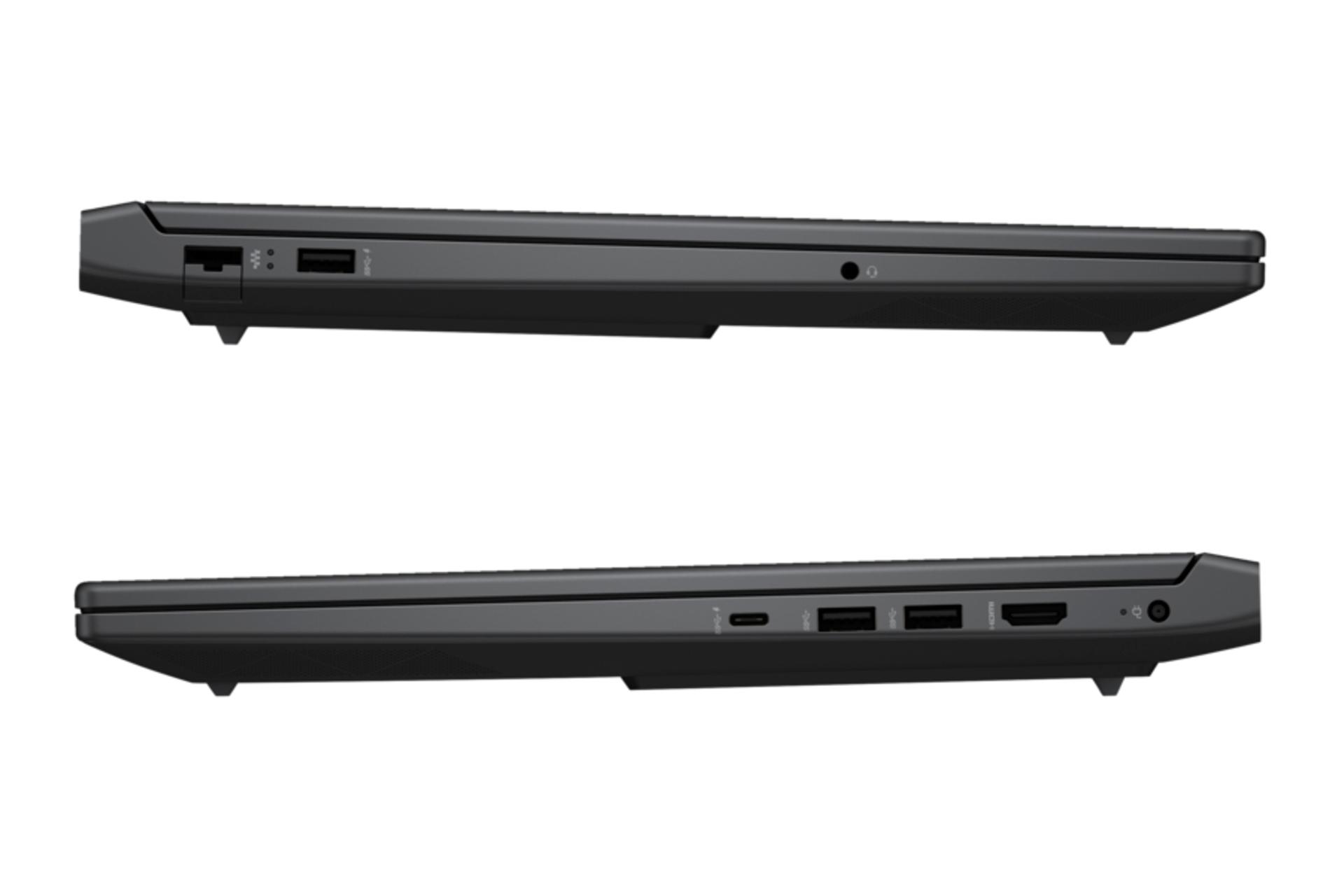 لپ تاپ اچ پی HP Victus 16-r0046nia نمای جانبی و درگاه ها