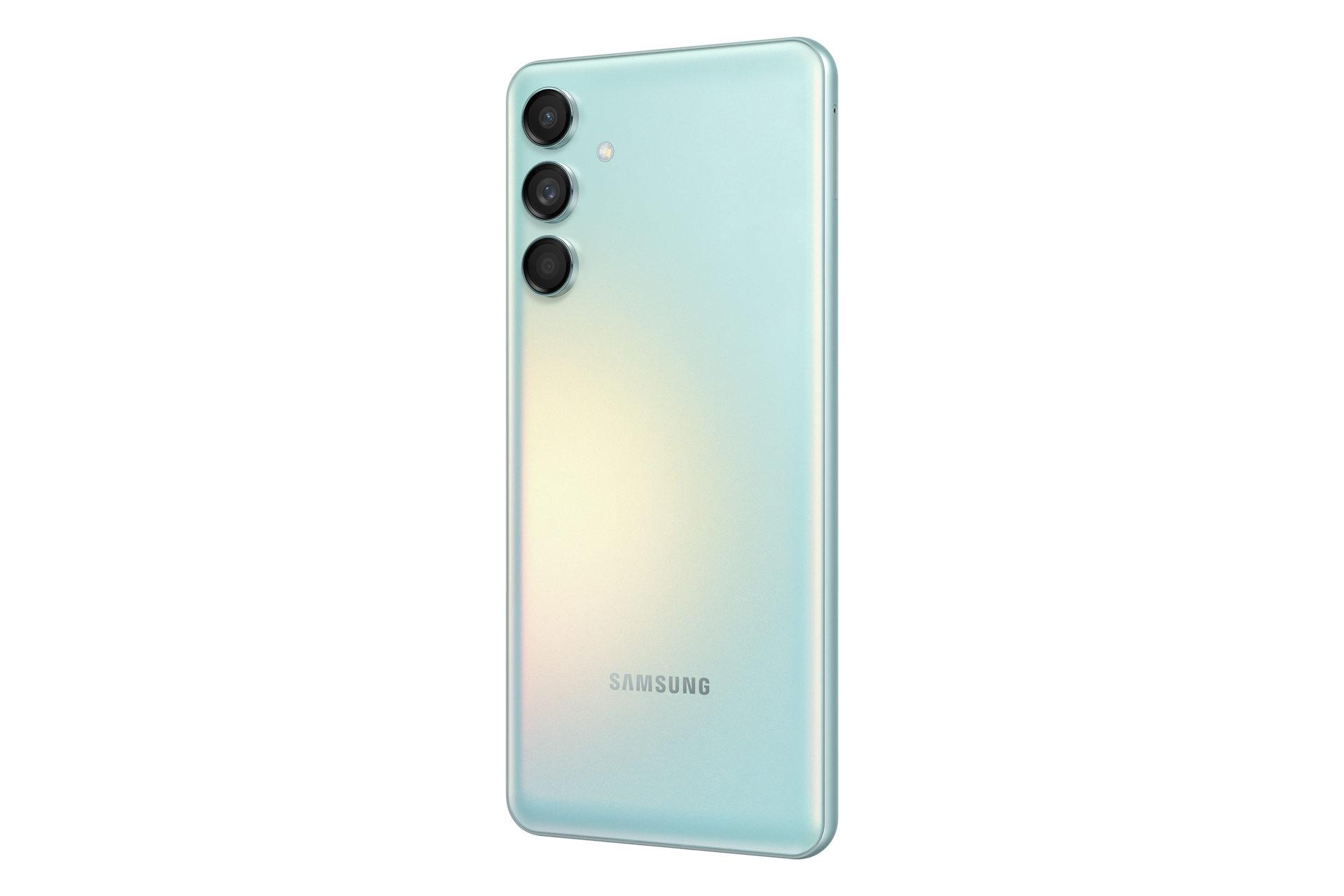 سمت راست پنل پشت گوشی موبایل گلکسی M55 سامسونگ سبز روشن / Samsung Galaxy M55