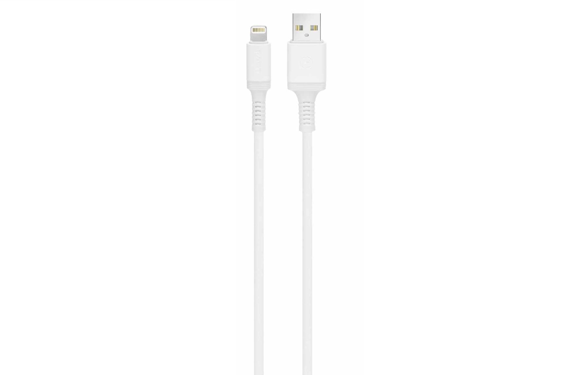 کابل شارژ USB ترانیو Type-A به Lightning مدل T-X20 IP با طول 1.5 متر