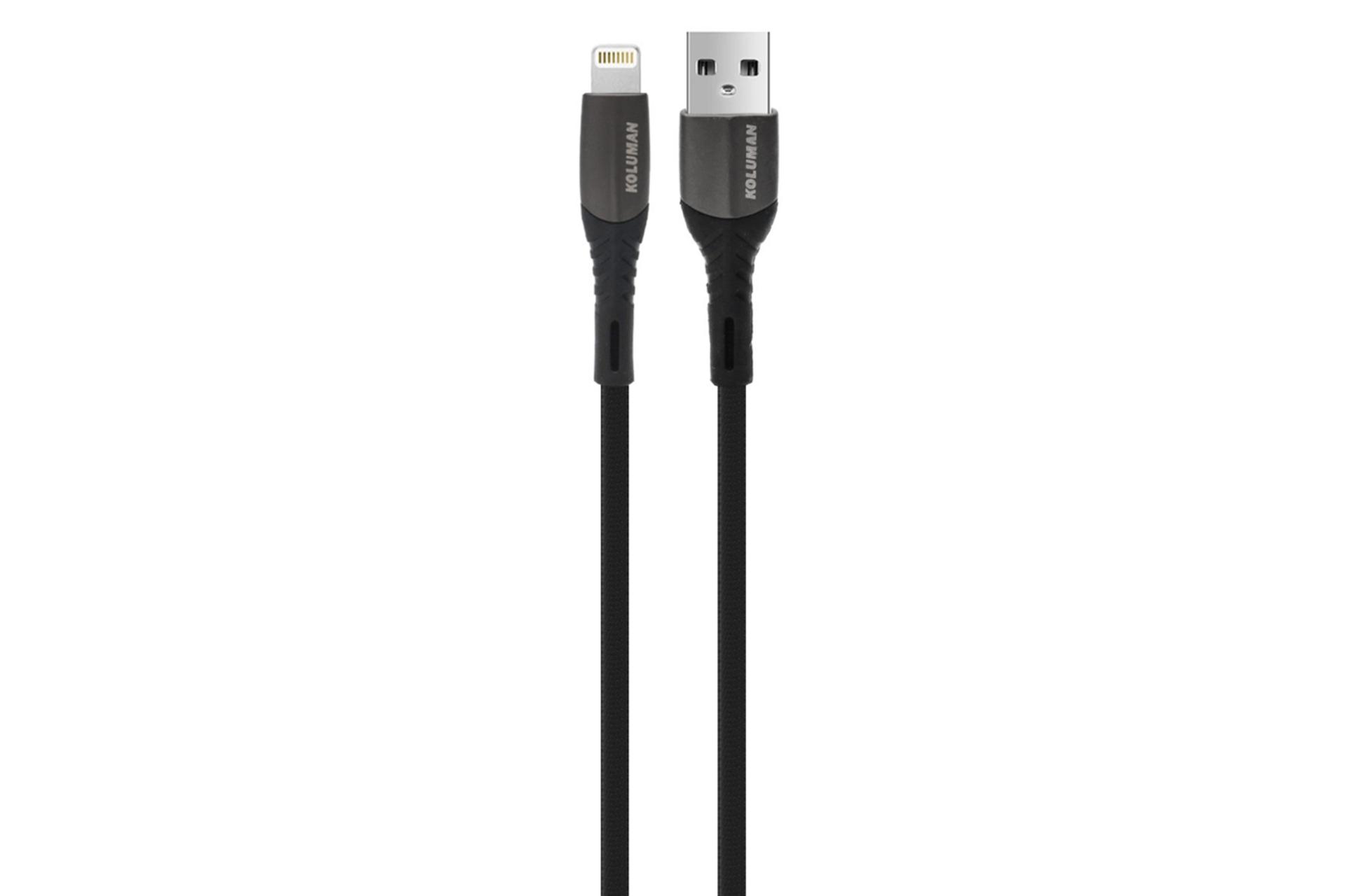 کابل شارژ USB کلومن Type-A به Lightning مدل KD-65 با طول 1 متر