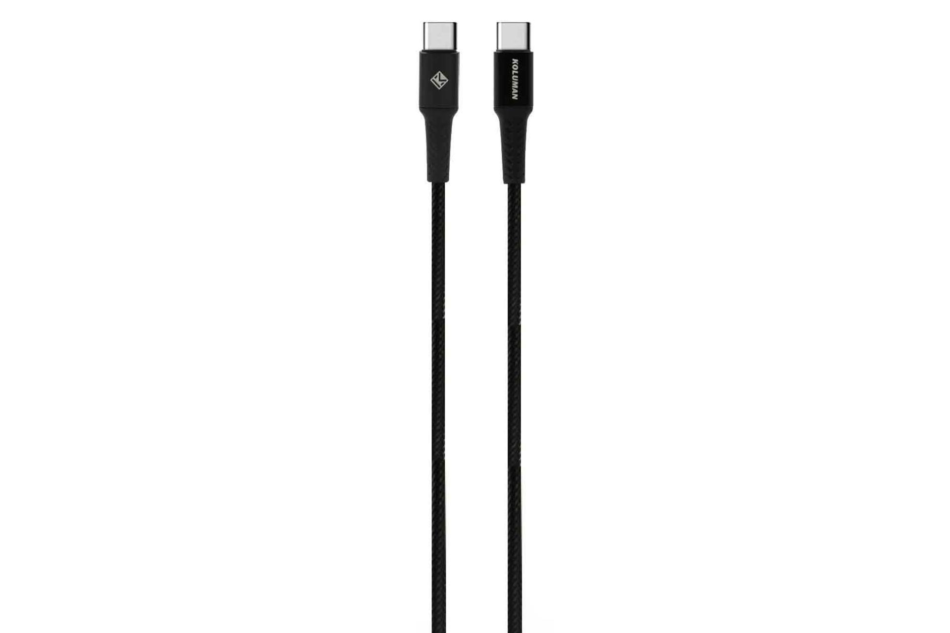 کابل شارژ USB کلومن Type-C به Type-C مدل KD-53 با طول 1 متر