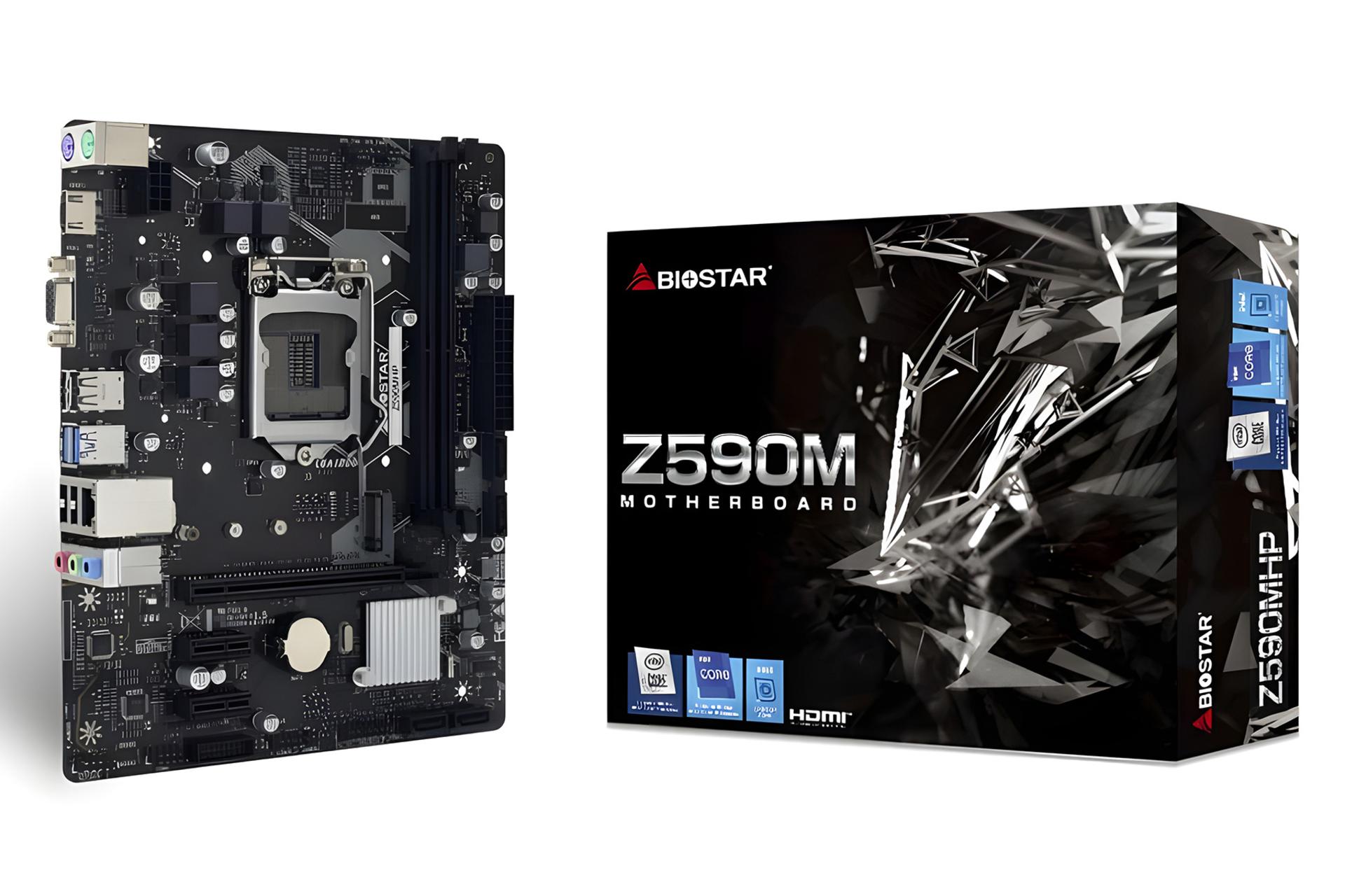 مادربرد بایواستار Biostar Z590MHP Ver. 6.0 به همراه جعبه