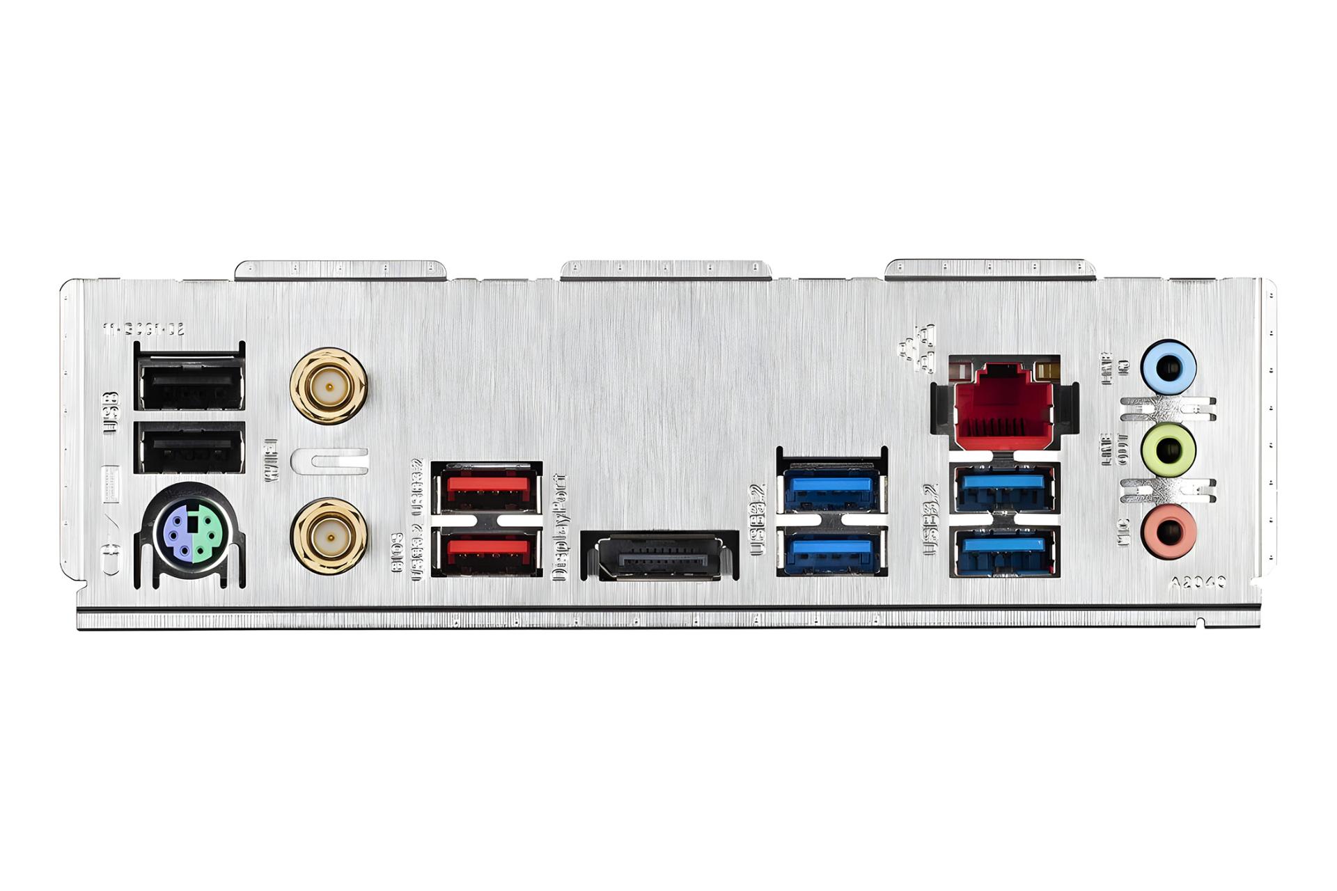 درگاه های مادربرد گیگابایت GIGABYTE Z590 UD AC (rev. 1.x)