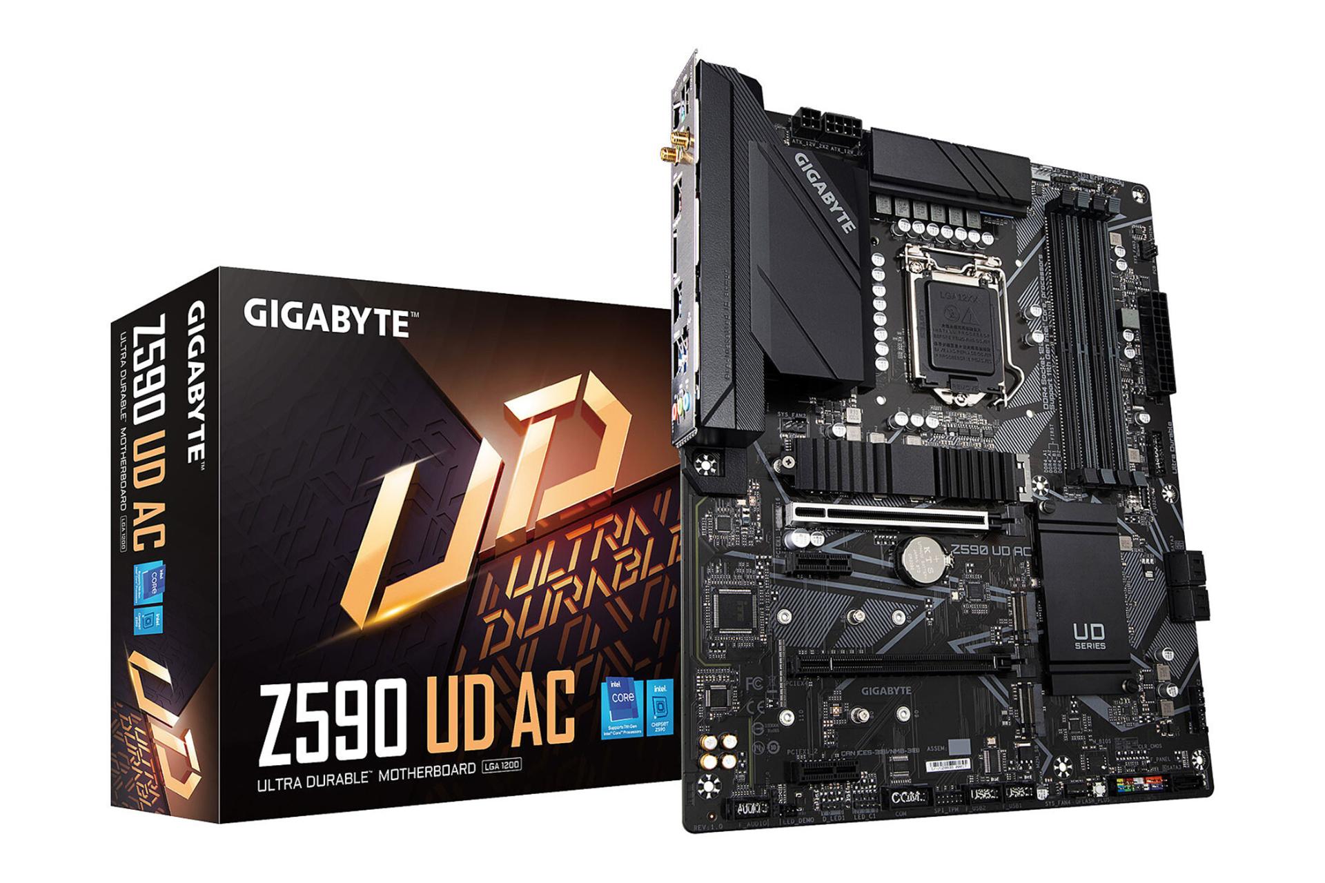 مادربرد گیگابایت GIGABYTE Z590 UD AC (rev. 1.x) به همراه جعبه