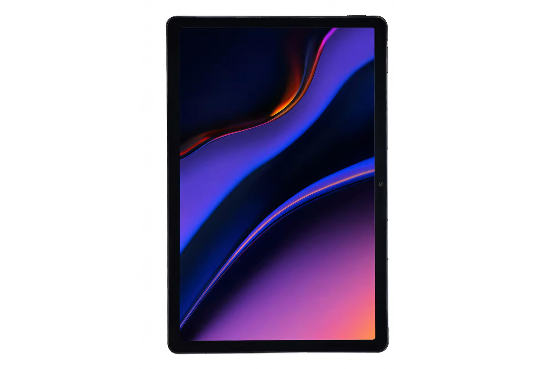 نمای رو به روی تبلت پد P2 ای جی ام / AGM PAD P2 با نمایش حاشیه های نمایشگر و دوربین سلفی