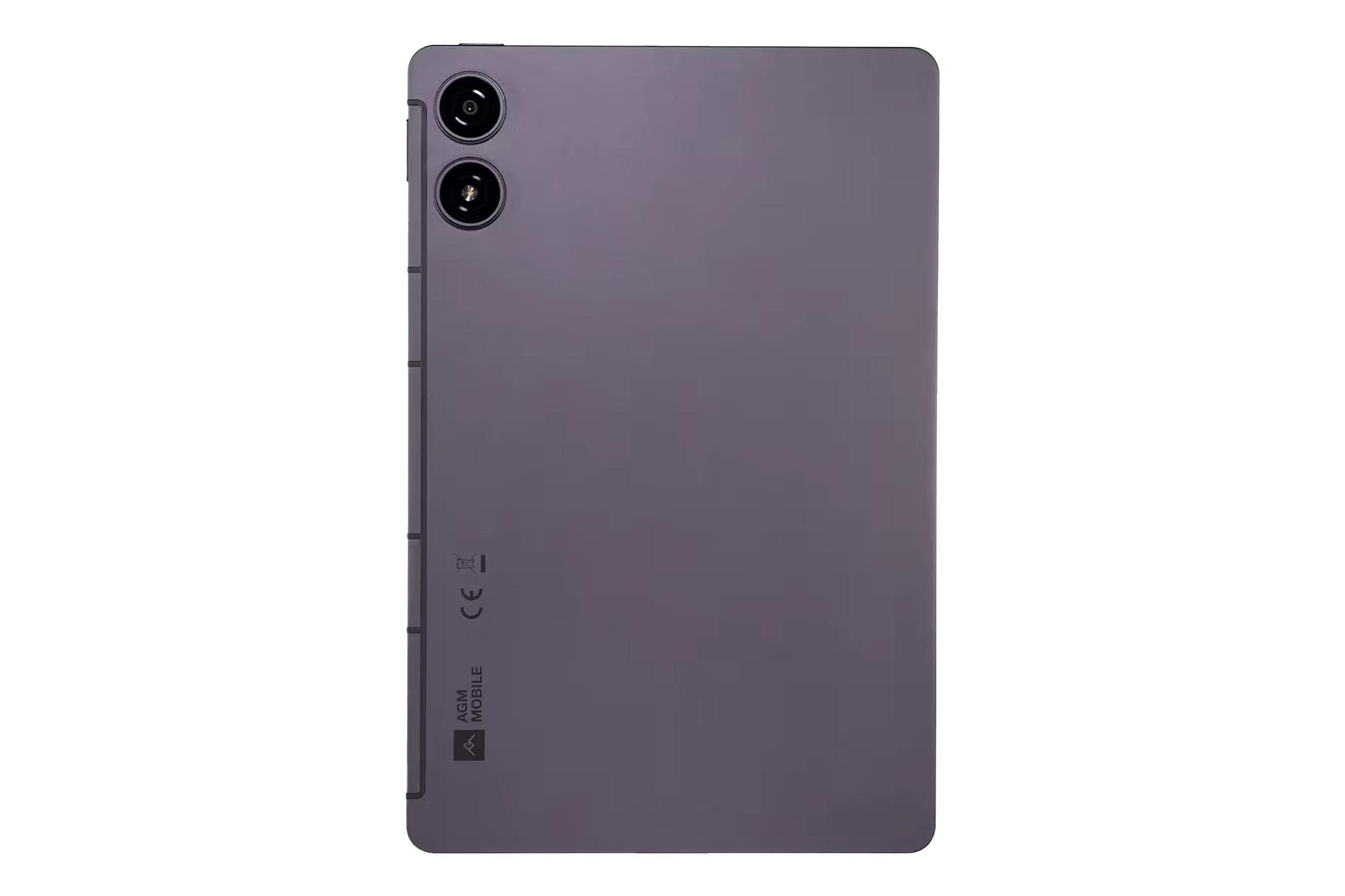 نمای پنل پشت تبلت پد P2 ای جی ام / AGM PAD P2 با نمایش لوگو و دوربین
