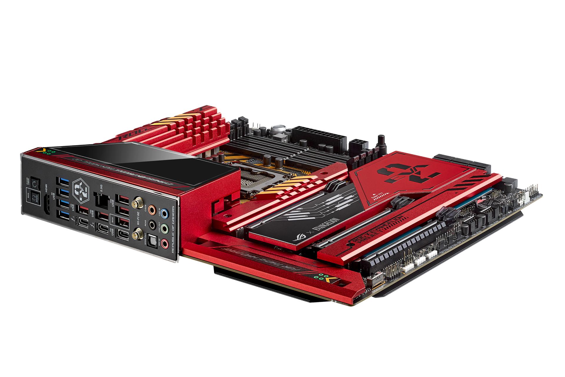 درگاه های مادربرد ایسوس ASUS ROG MAXIMUS Z790 HERO EVA-02 EDITION